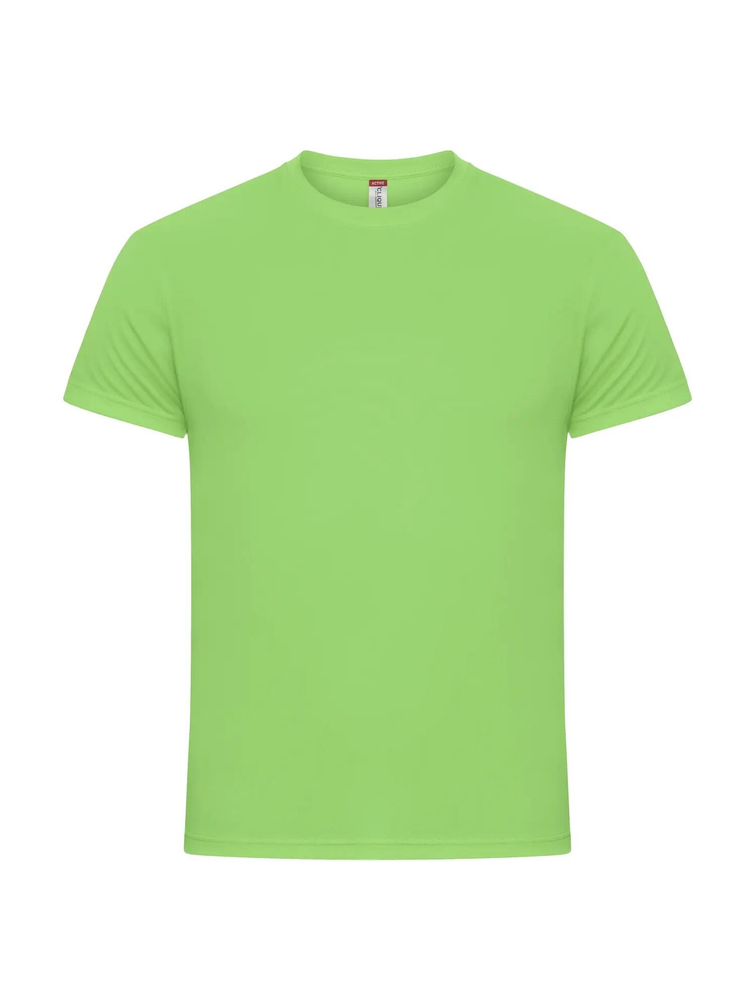 clique Basic Active-T heren T-shirt 100% polyester – Active Green 1/4
