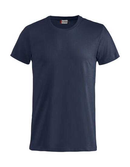 clique Basic-T Junior T-shirt junior in cotone collo a costine – dark navy