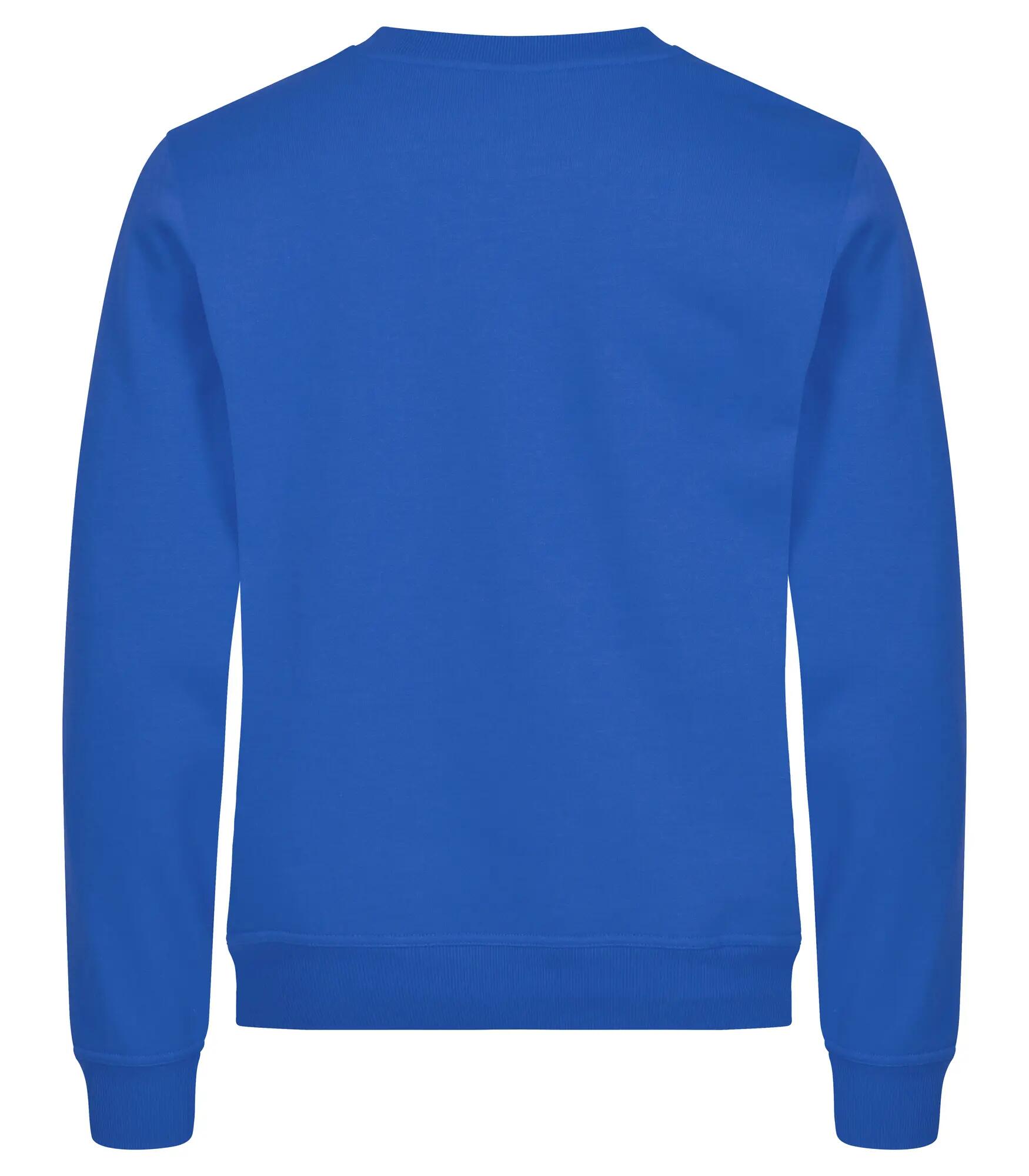 clique Miami Roundneck – camisola gola redonda em algodão reciclado – Royal Blue 3/4