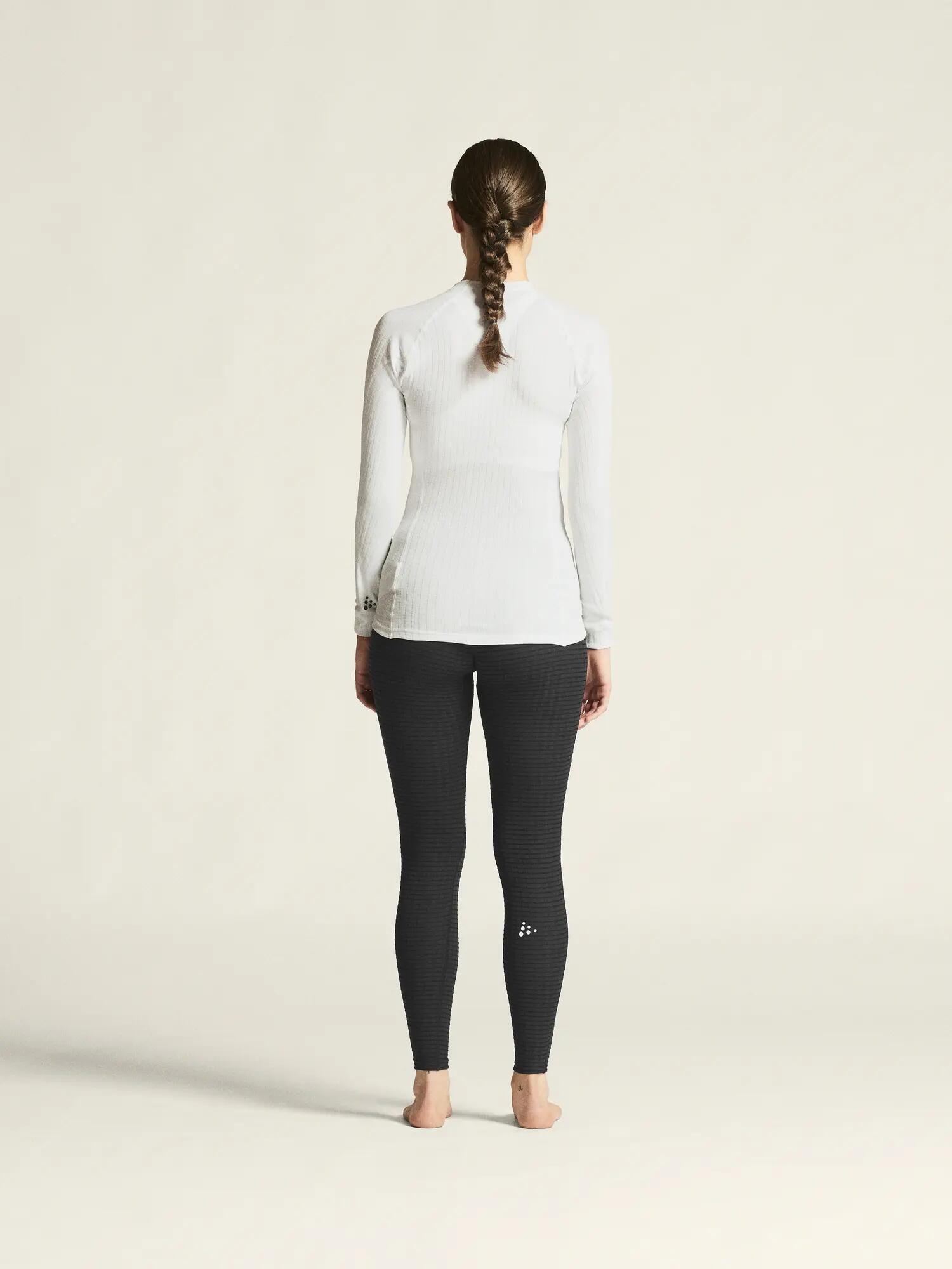 craft Active Extreme X CN LS W haut technique à coupe très ajustée – White/Blaze 5/7