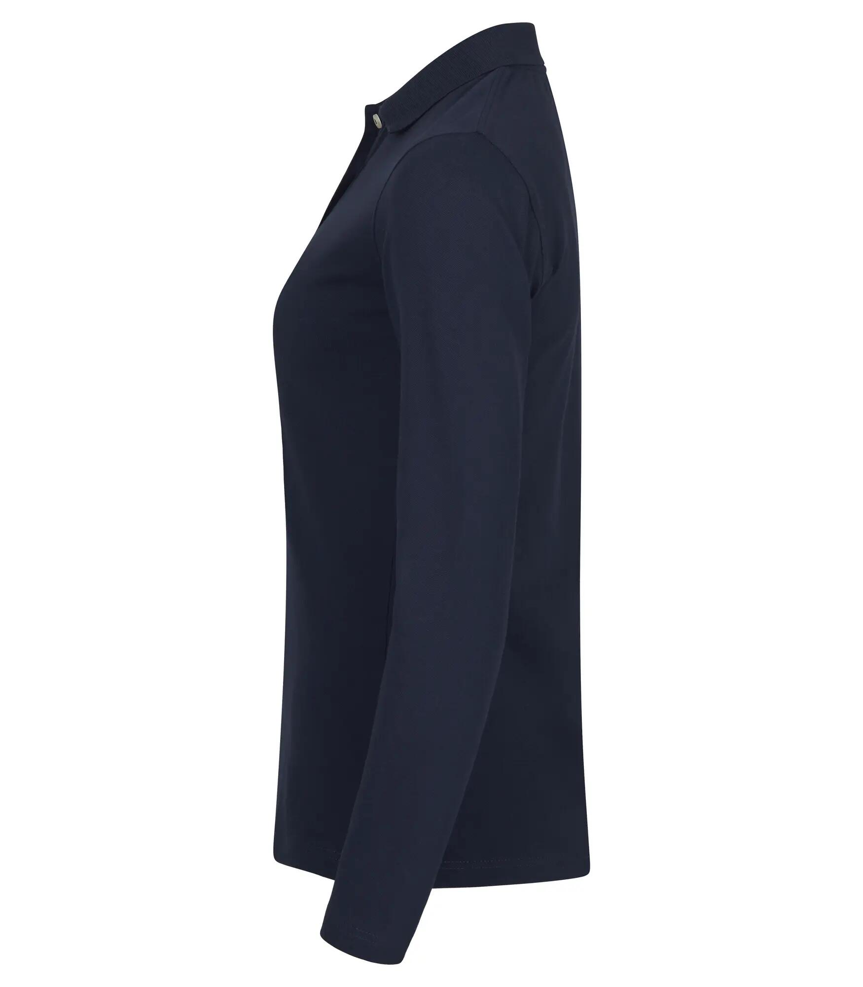 clique Stretch Premium Polo L/S Women – Langarm-Polo mit Stretch – Marineblau 3/4