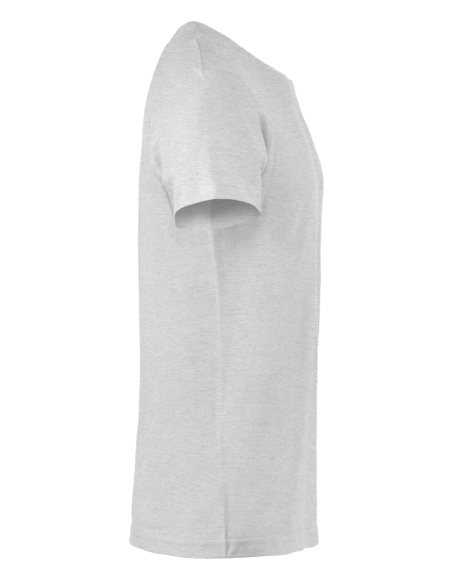clique Basic-T Junior Koszulka junior z bawełny, ściągacz przy szyi – ash 2/4