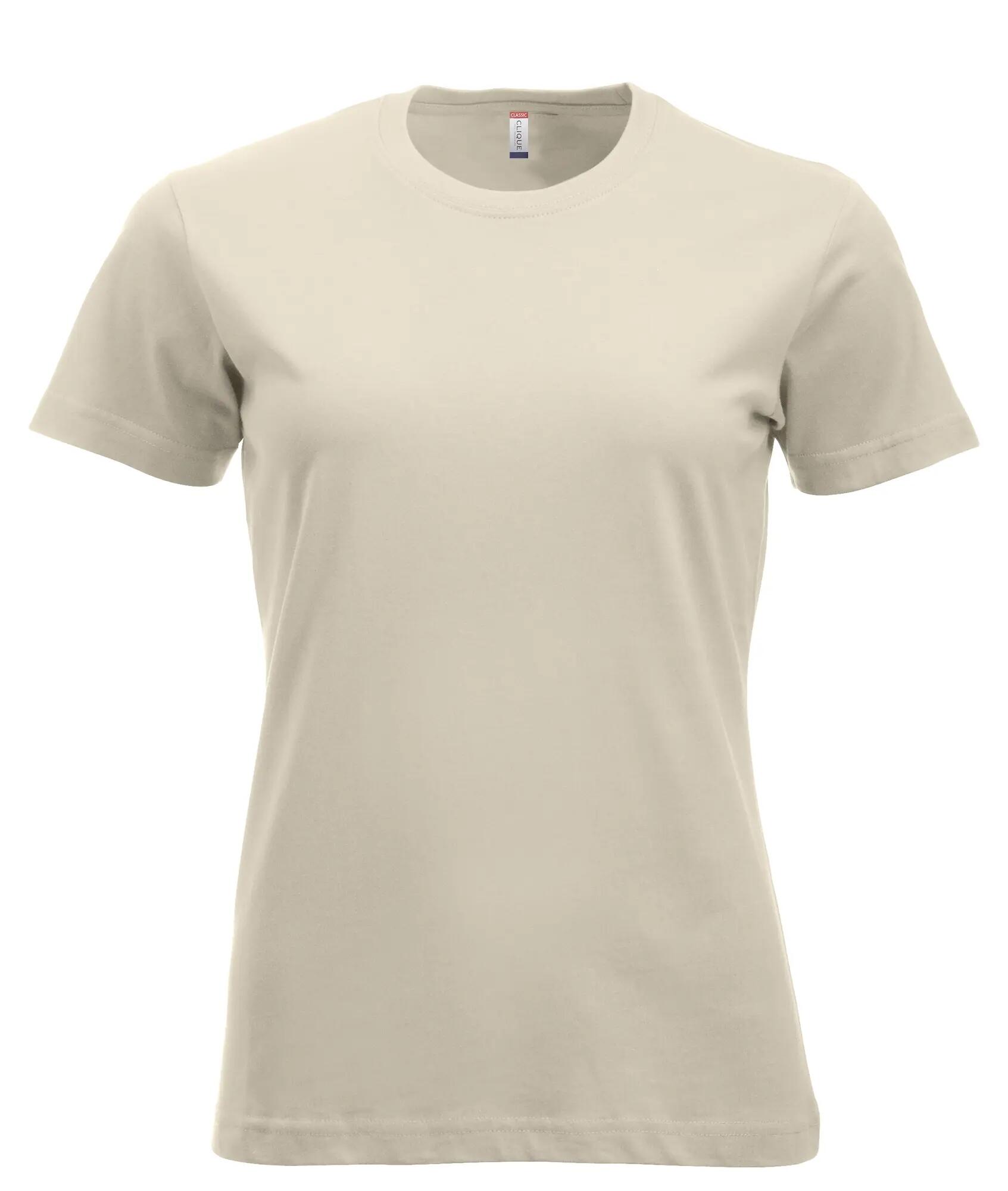 clique New Classic-T Women – T-Shirt aus ringspun Baumwolle, zeitgemäße 1/4