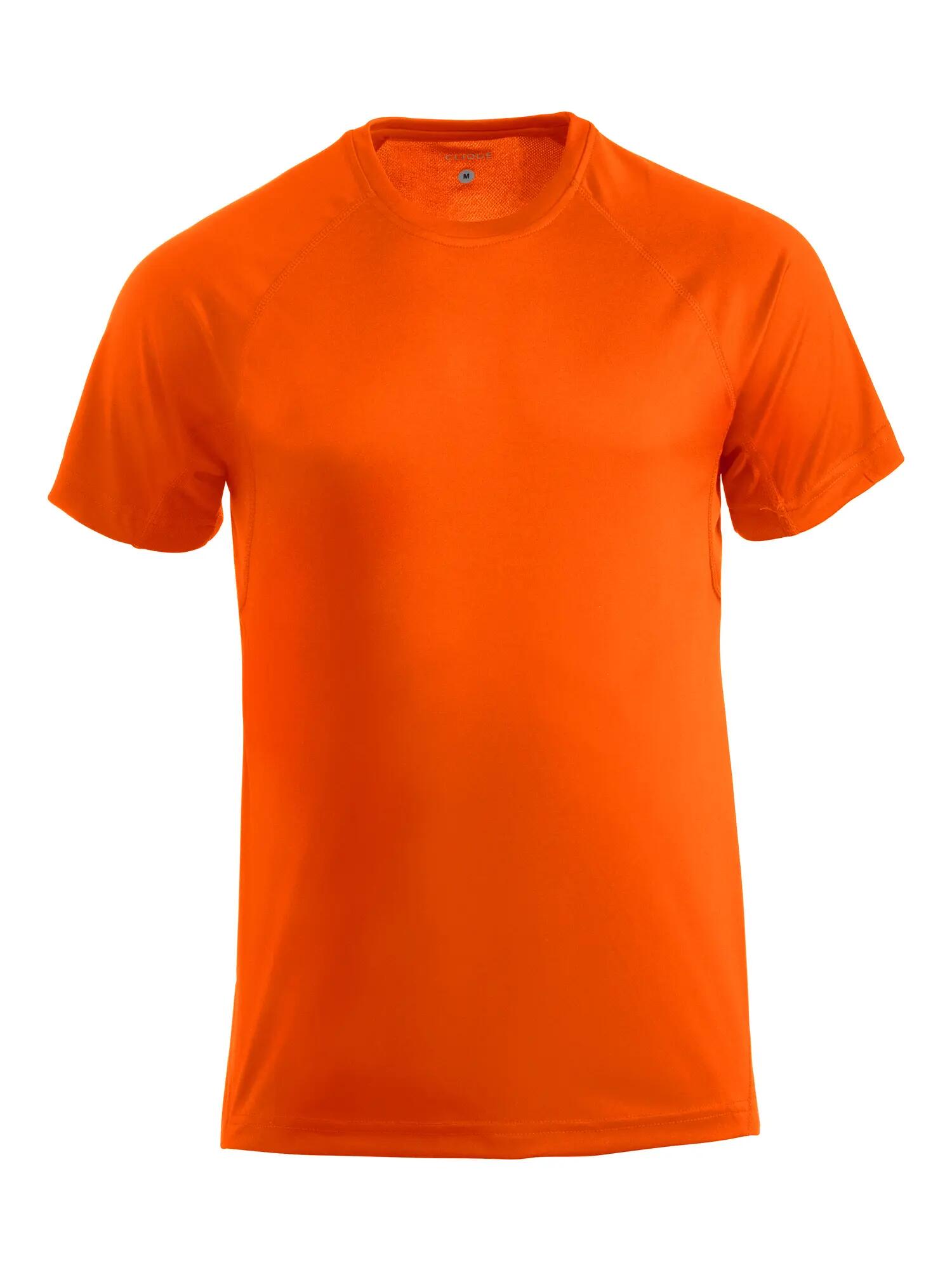 clique Premium Active-T T-shirt technique à haute absorption – visibility orange 1/4