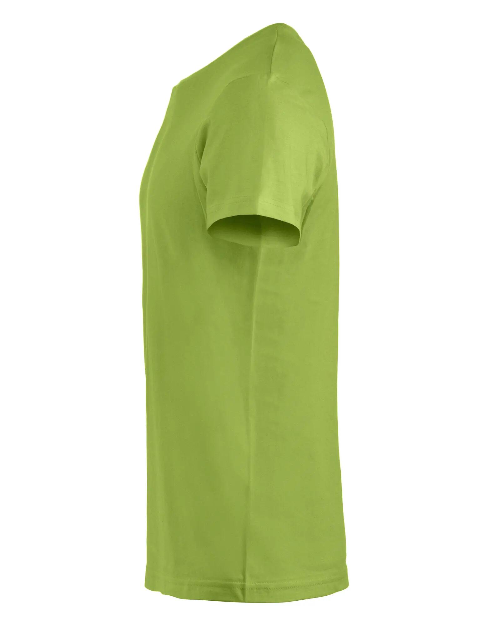 clique Basic-T Junior T-shirt junior in cotone – light green 3/4