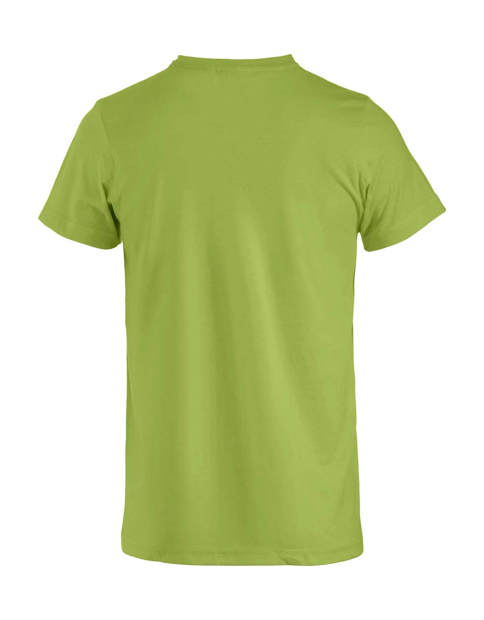 clique Basic-T Junior T-shirt junior in cotone – light green 2/4