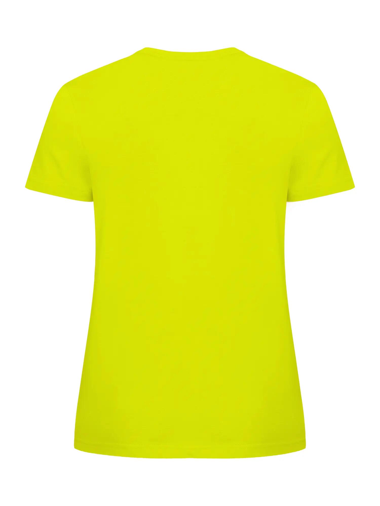 clique Basic-T Women T-shirt ajustada em algodão – visibility green 2/5