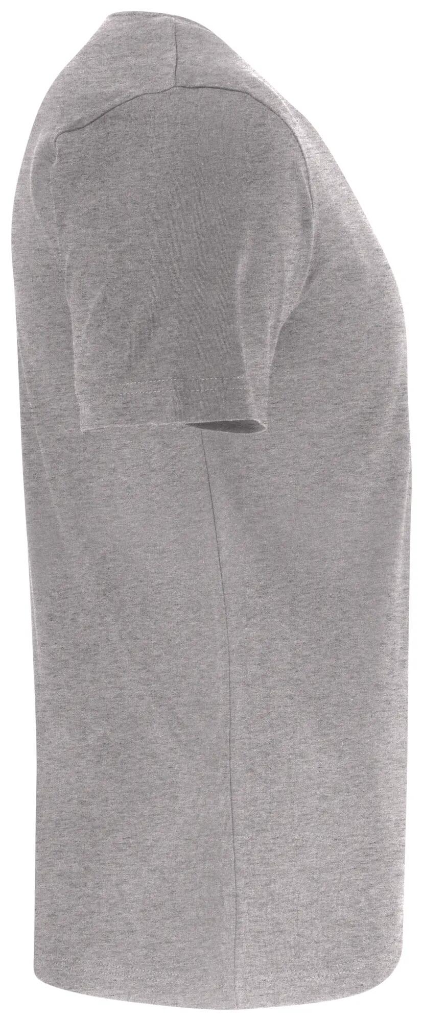 clique Premium Fashion-T em algodão ring-spun – grey melange 4/4