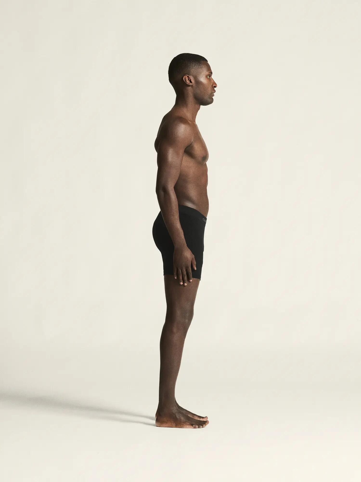 craft Boxer Wool Seamless 3-inch — sous-vêtement chaud et sans coutures – Black 5/7