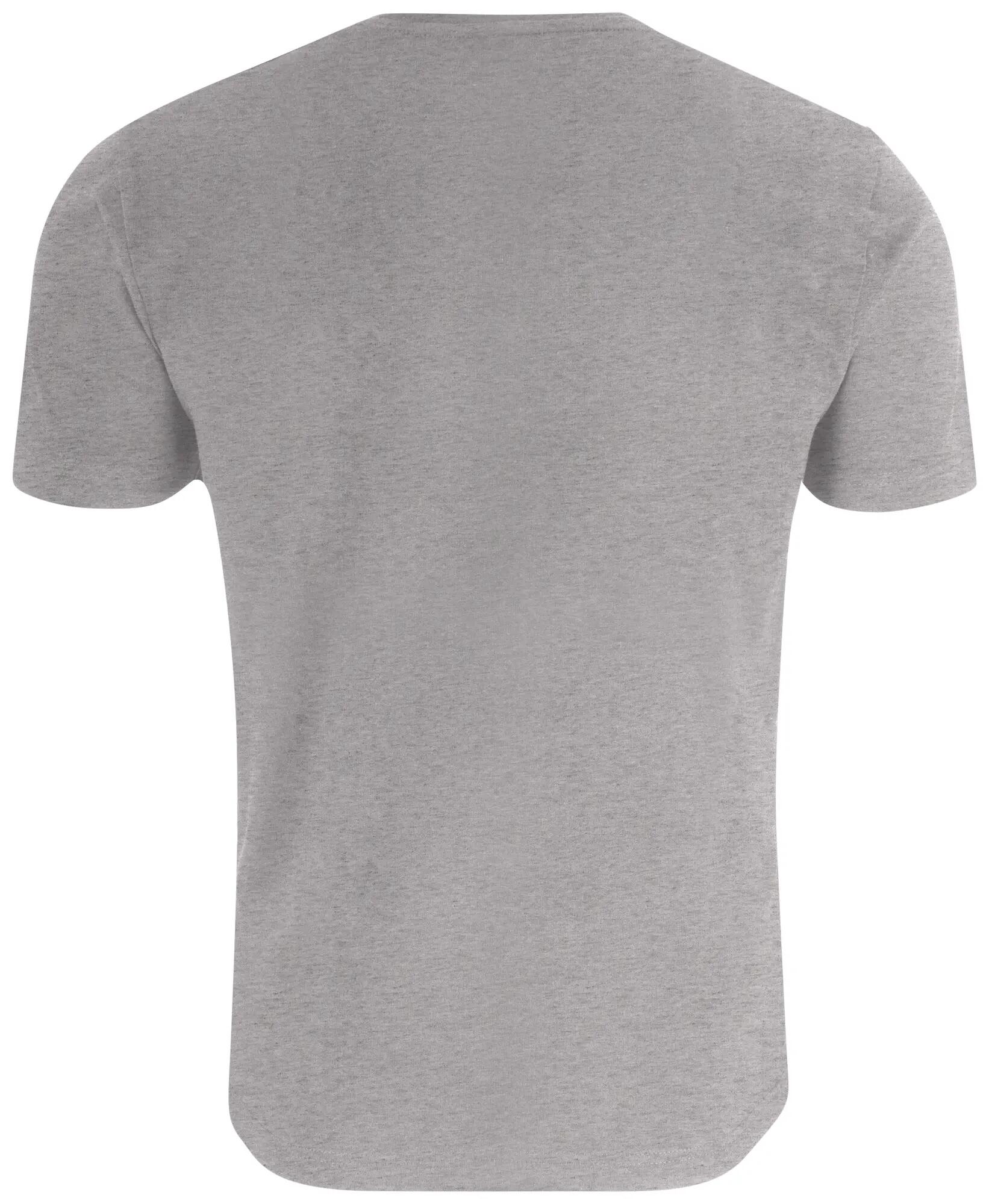 clique Premium Fashion-T em algodão ring-spun – grey melange 2/4