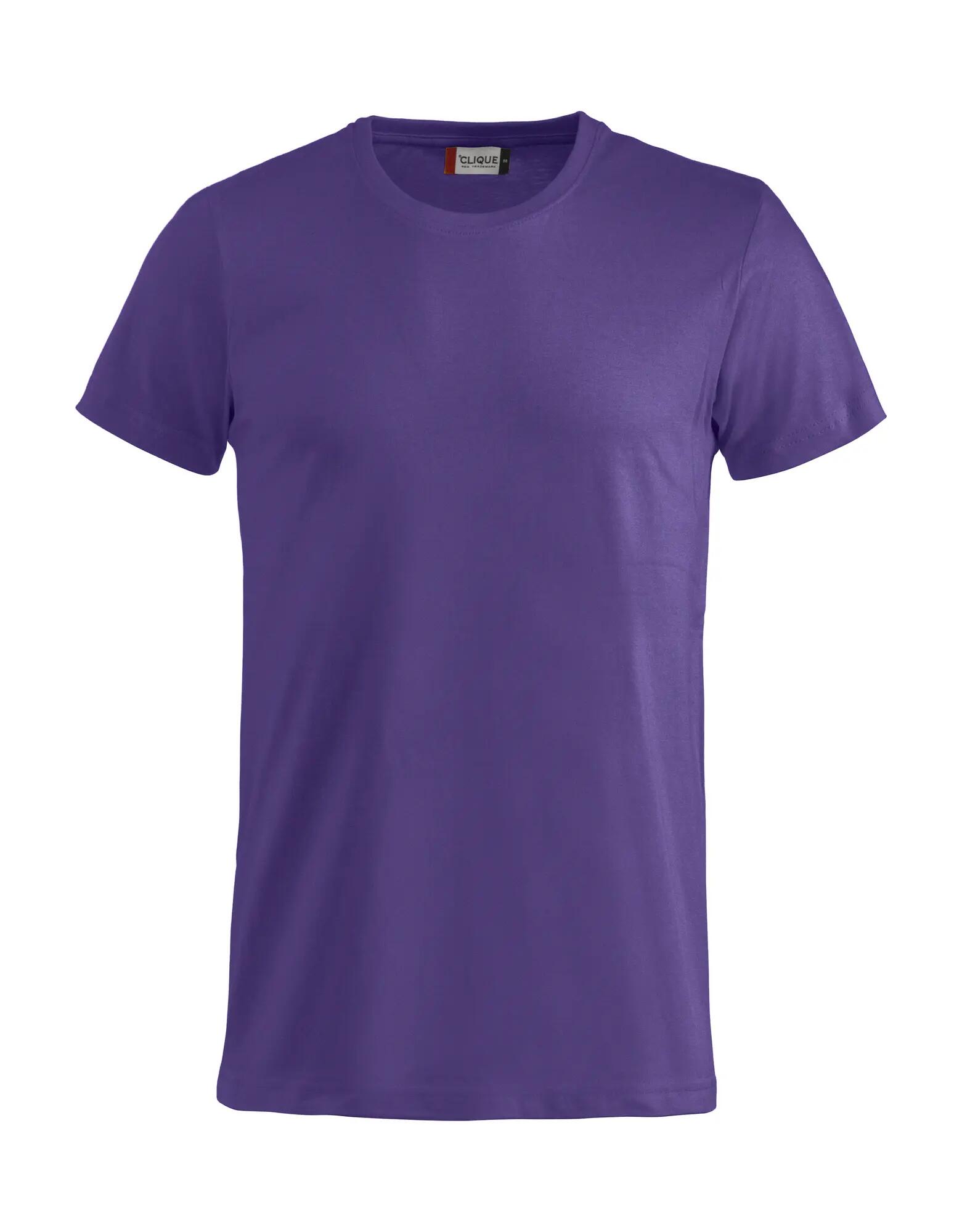 clique Basic-T Junior T-shirt junior in cotone – bright lilac 1/4