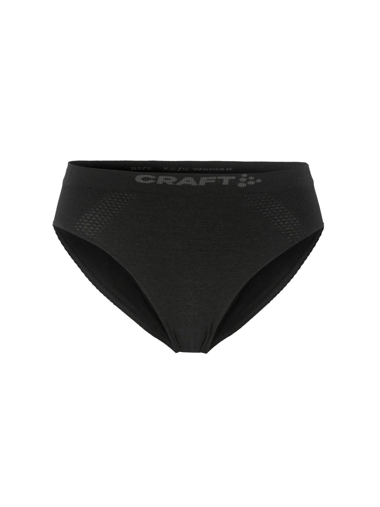 Chiloţi Craft Wool Seamless Hipster damă - negri | lână merinos