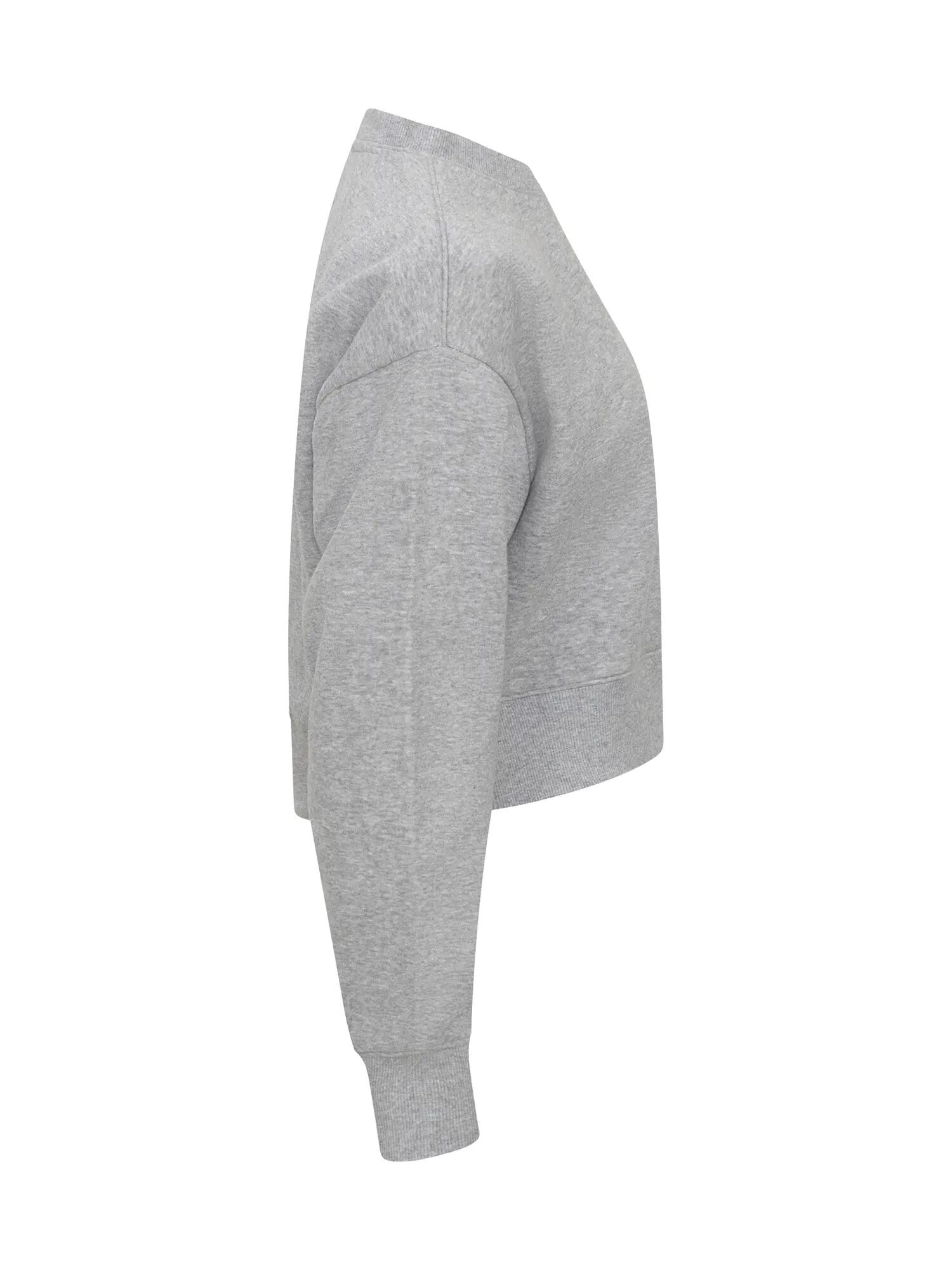 clique Miami Cropped jersey corto algodón reciclado – Gris jaspeado – Grey 4/4