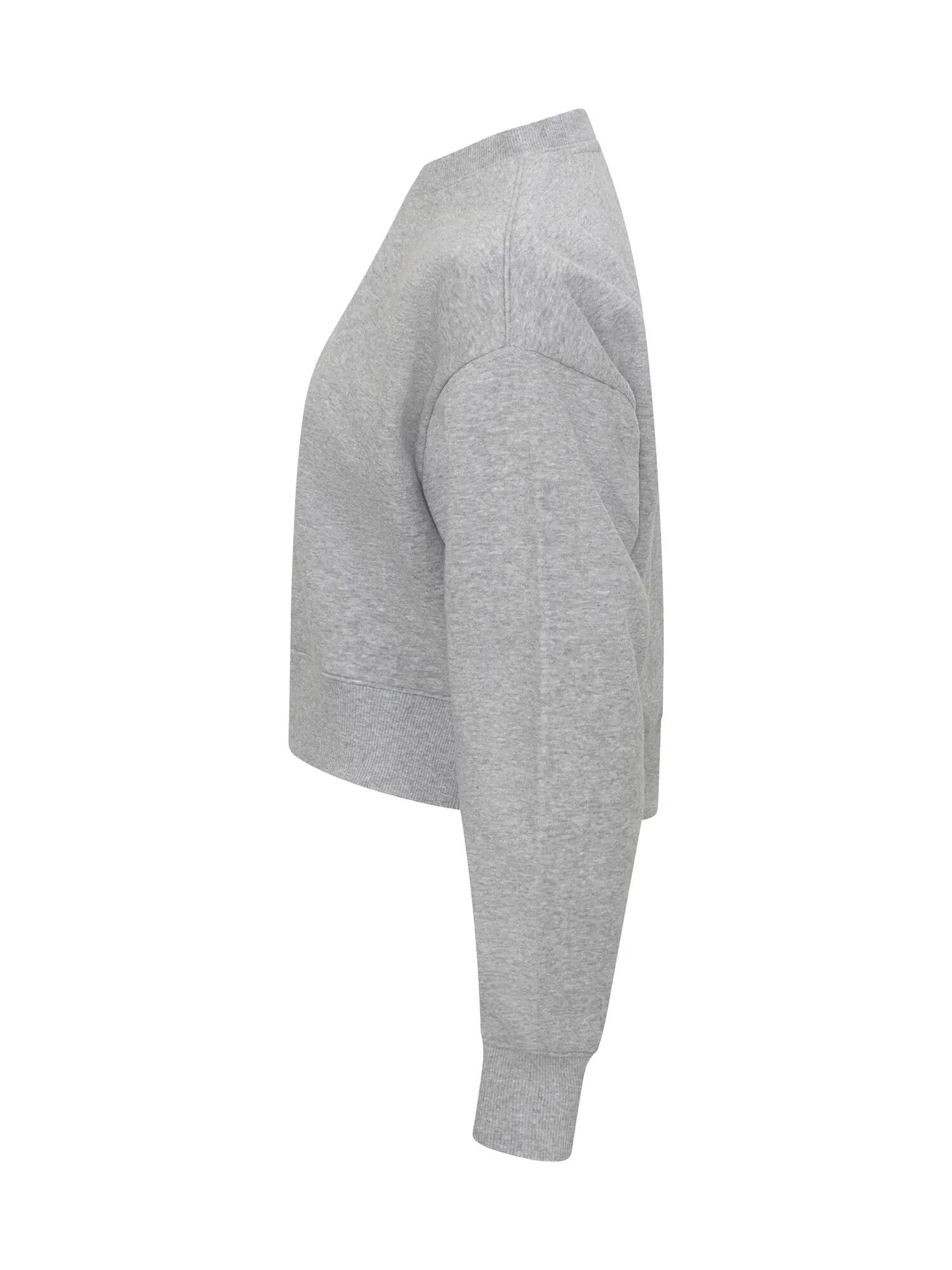 clique Miami Cropped jersey corto algodón reciclado – Gris jaspeado – Grey 3/4