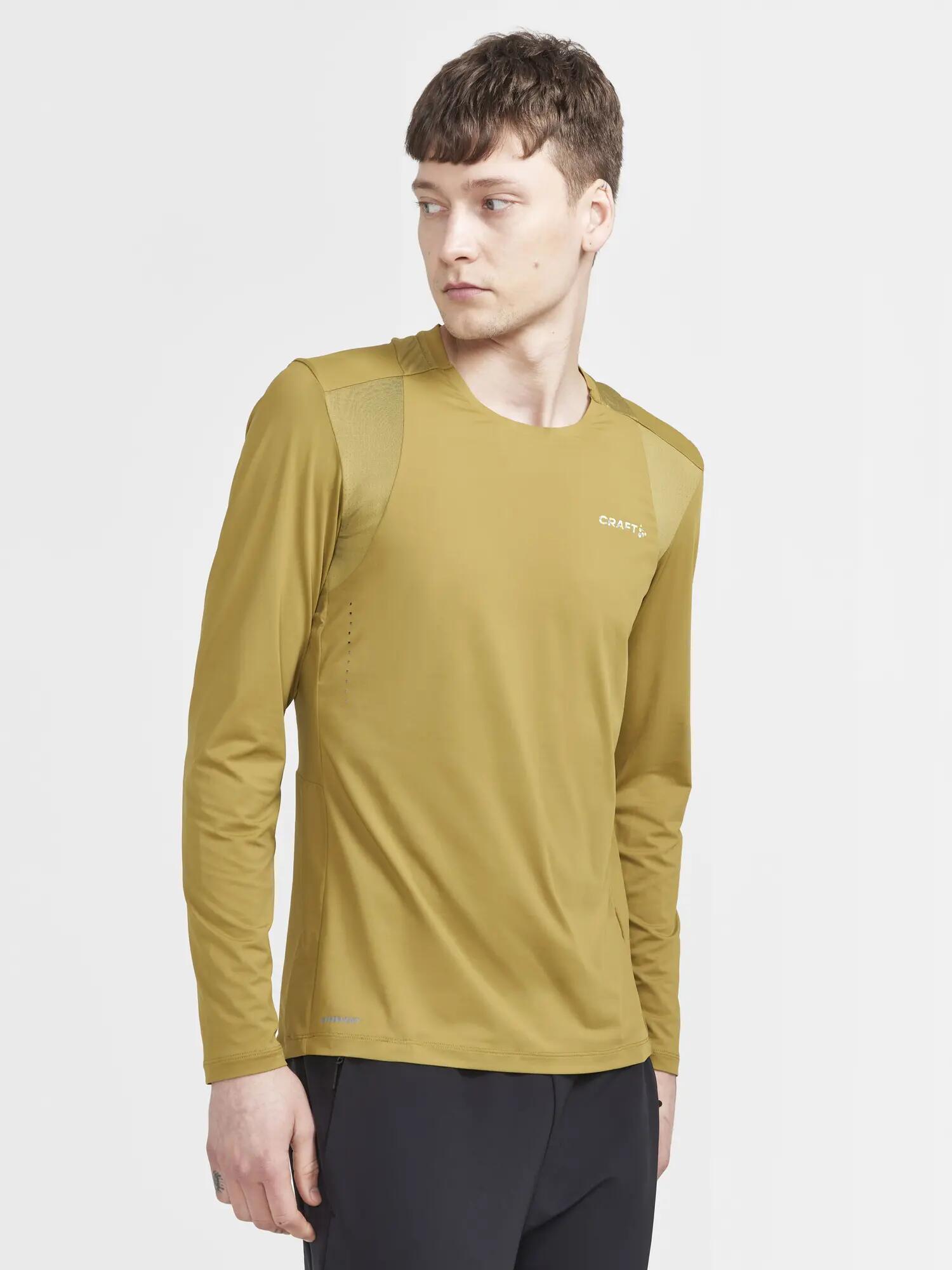 craft ADV HiT LS Tee M T-shirt manches longues entraînement respirante – Algae 2/6
