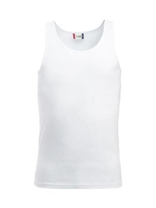 clique Classic Tanktop — débardeur homme en coton – white