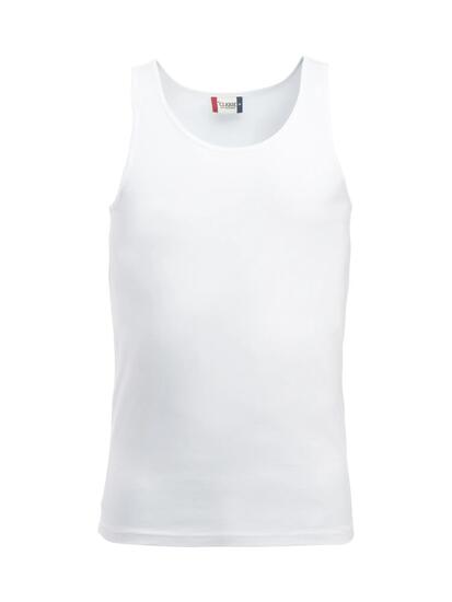 clique Classic Tanktop — débardeur homme en coton – white