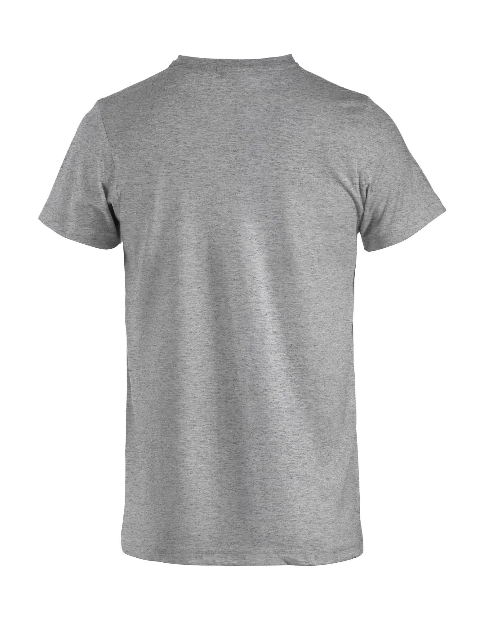 clique Basic-T Junior t-shirt em algodão - grey melange 6/8