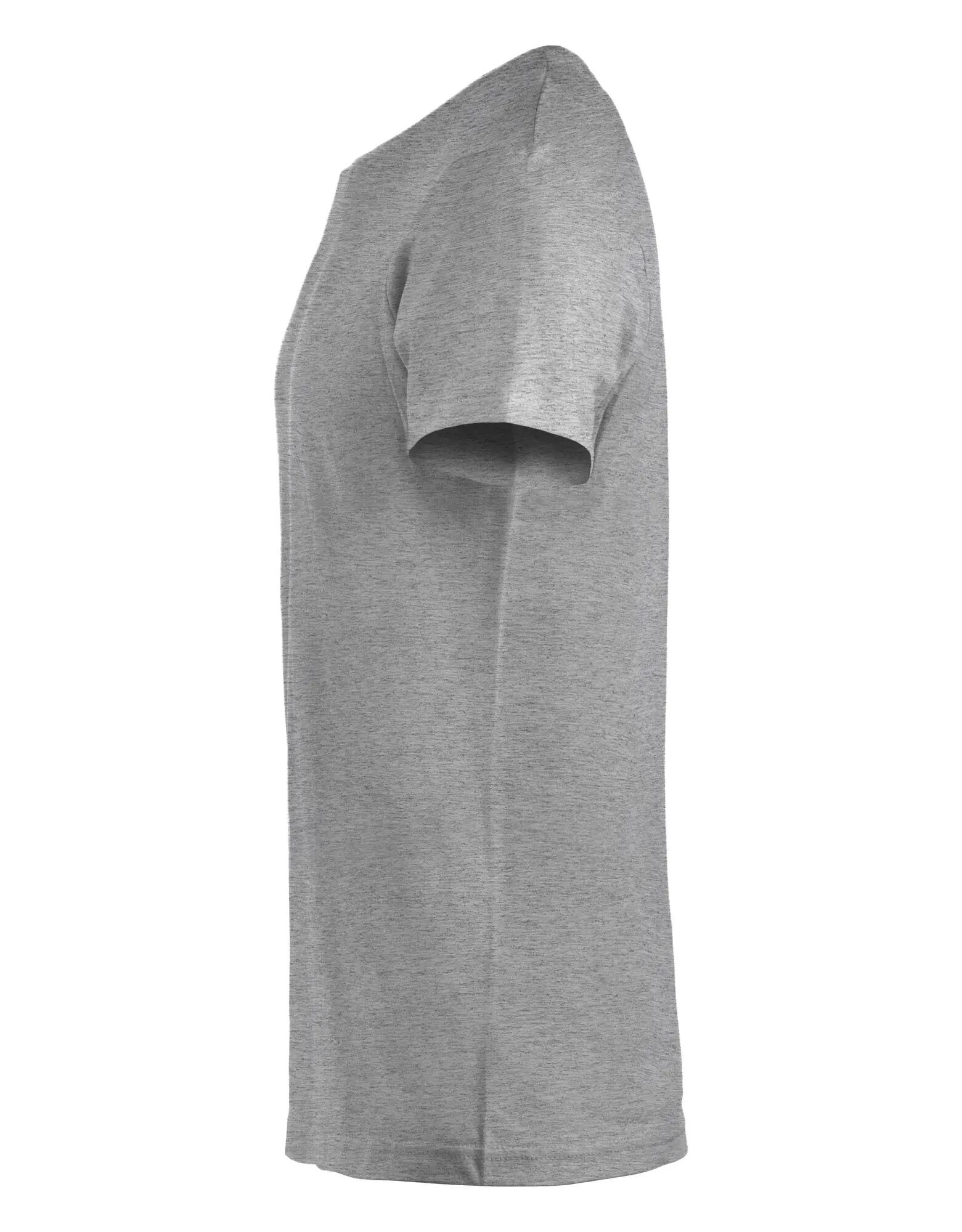 clique Basic-T Junior t-shirt em algodão - grey melange 5/8