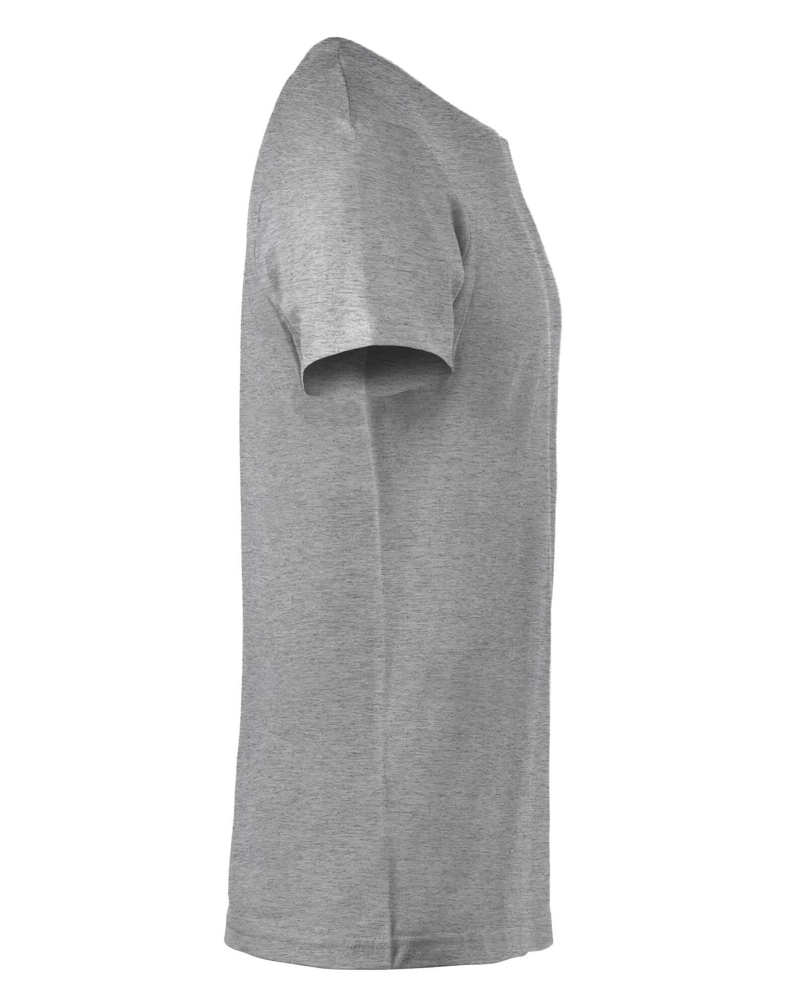 clique Basic-T Junior t-shirt em algodão - grey melange 4/8