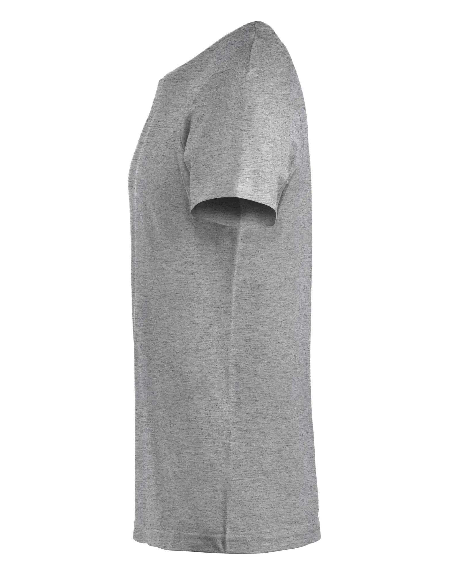 clique Basic-T Junior t-shirt em algodão - grey melange 3/8