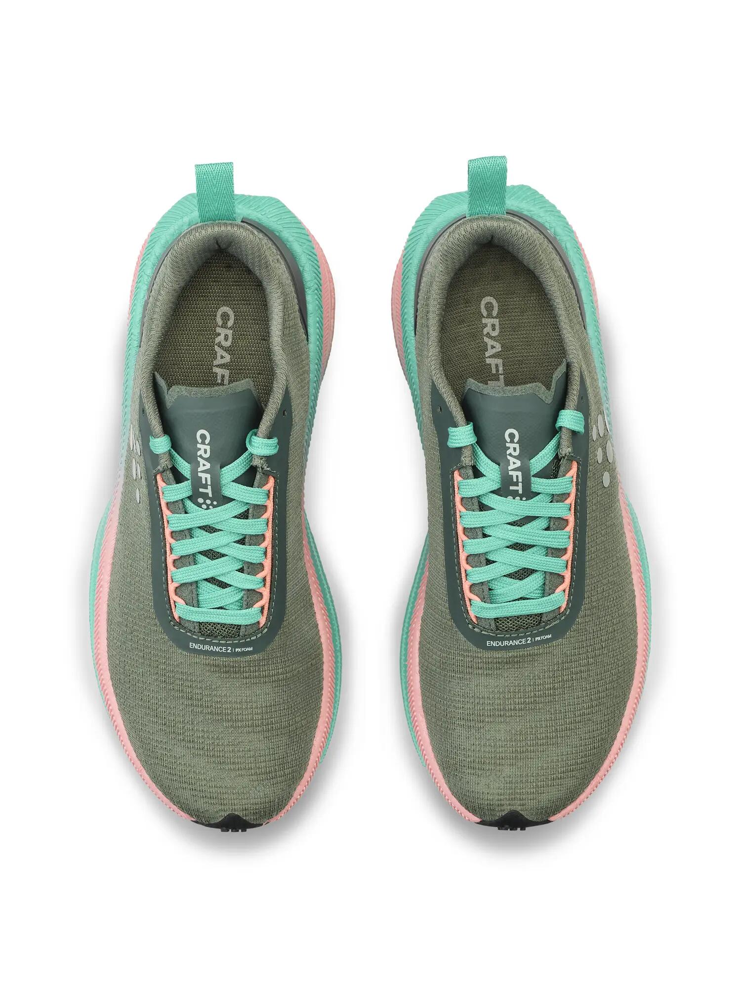 craft Schuhe Endurance 2 W — Atmungsaktiv und reaktiv – Leaf/Eon 2/7