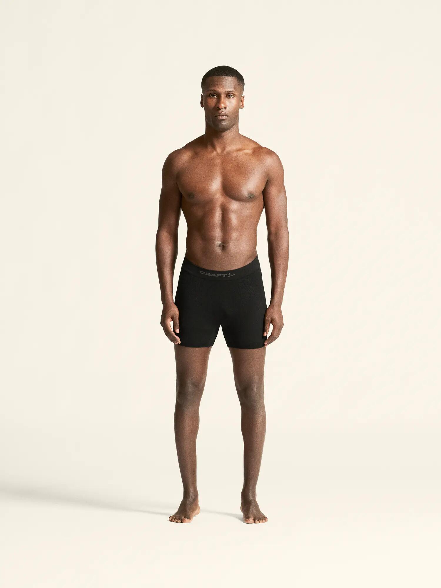 craft Wool Seamless Boxer 3-Inch M — Boxer sans coutures, laine mélangée – Black 7/7