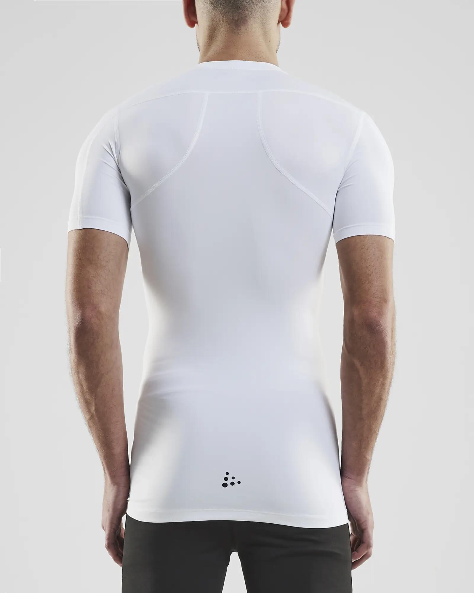 craft Pro Control Compression Tee - controlo corporal avançado – White 3/4