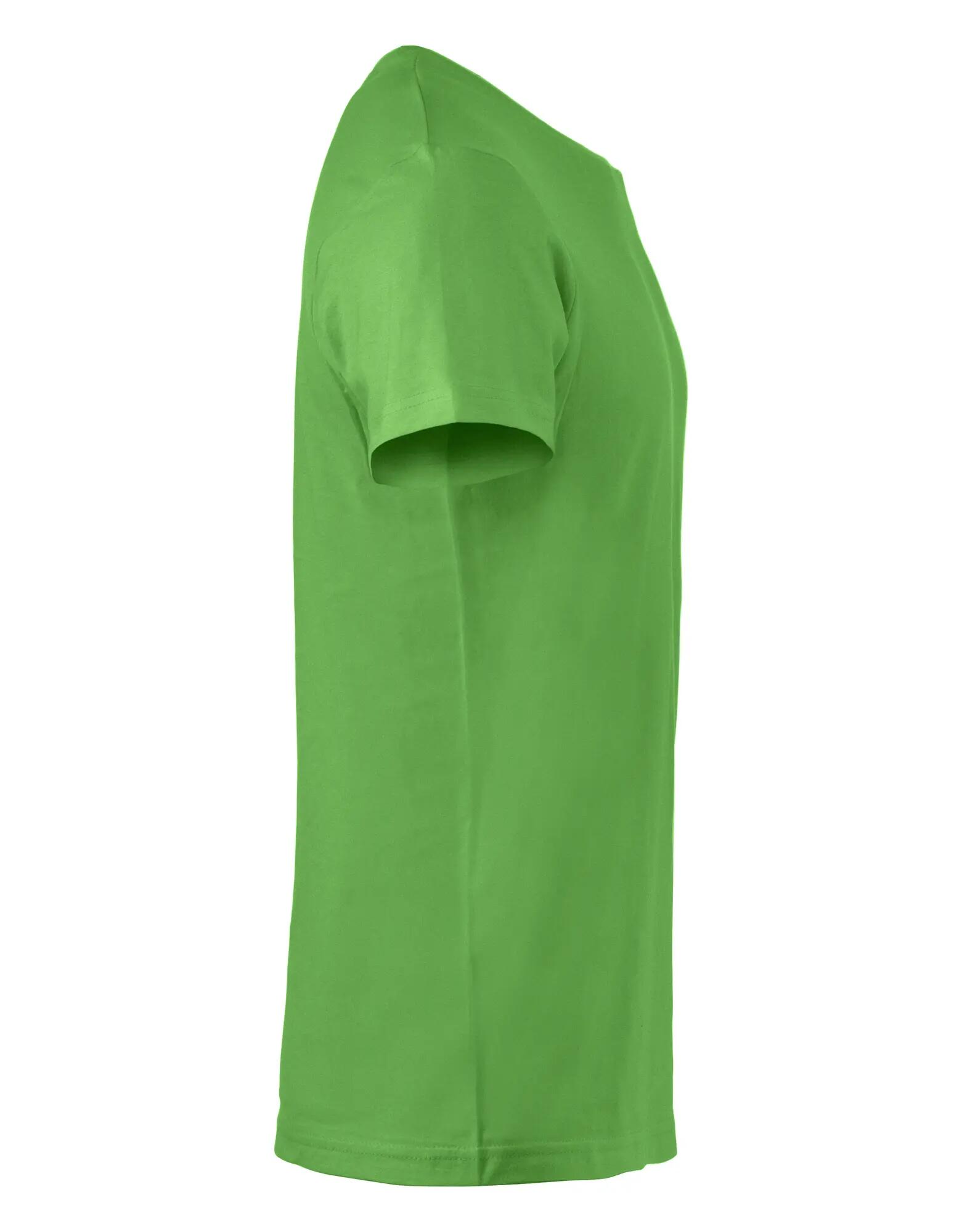 clique Basic-T Junior T‑shirt bawełniana z prążkowanym kołnierzem 1x1 – apple 3/8
