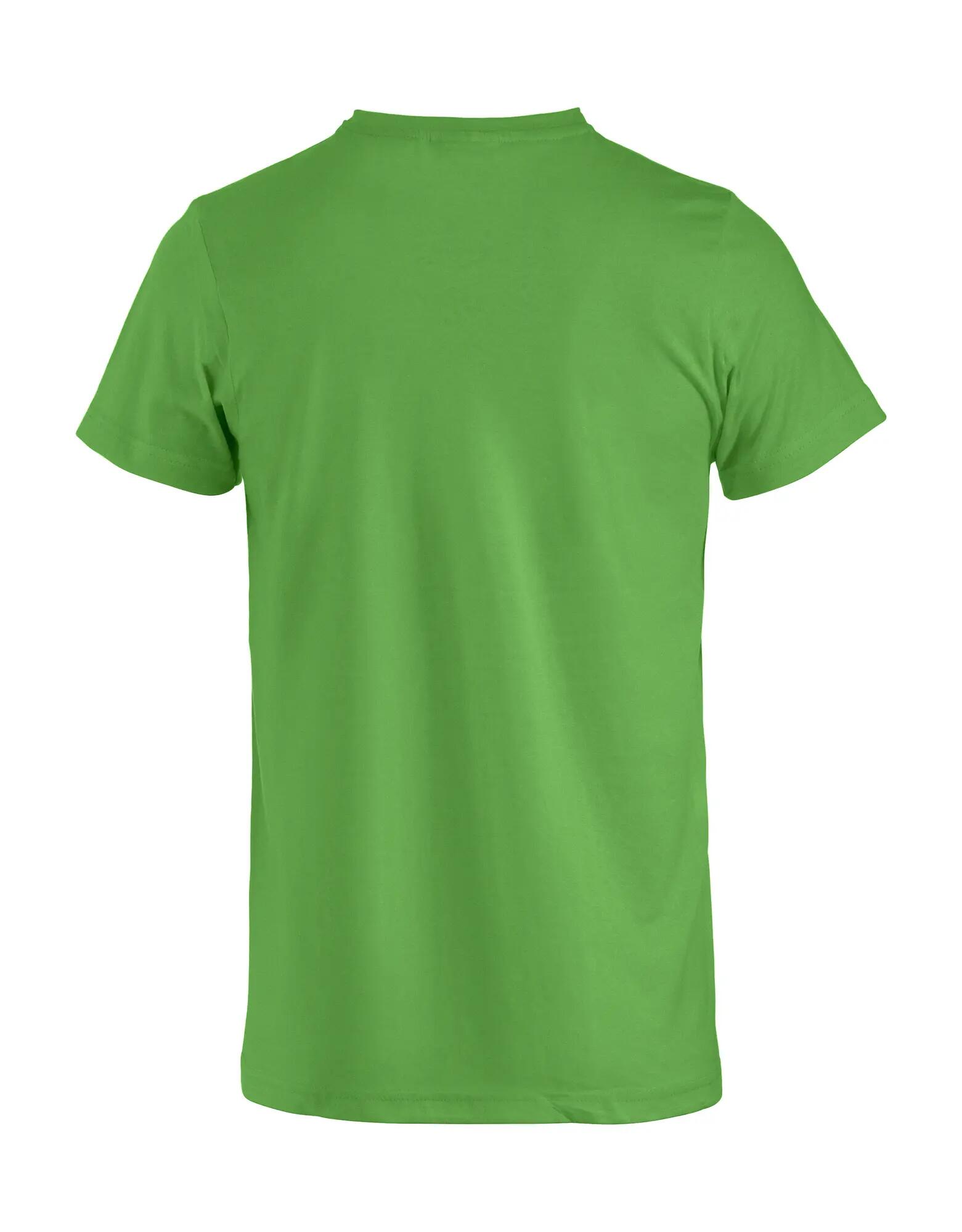 clique Basic-T Junior T‑shirt bawełniana z prążkowanym kołnierzem 1x1 – apple 2/8
