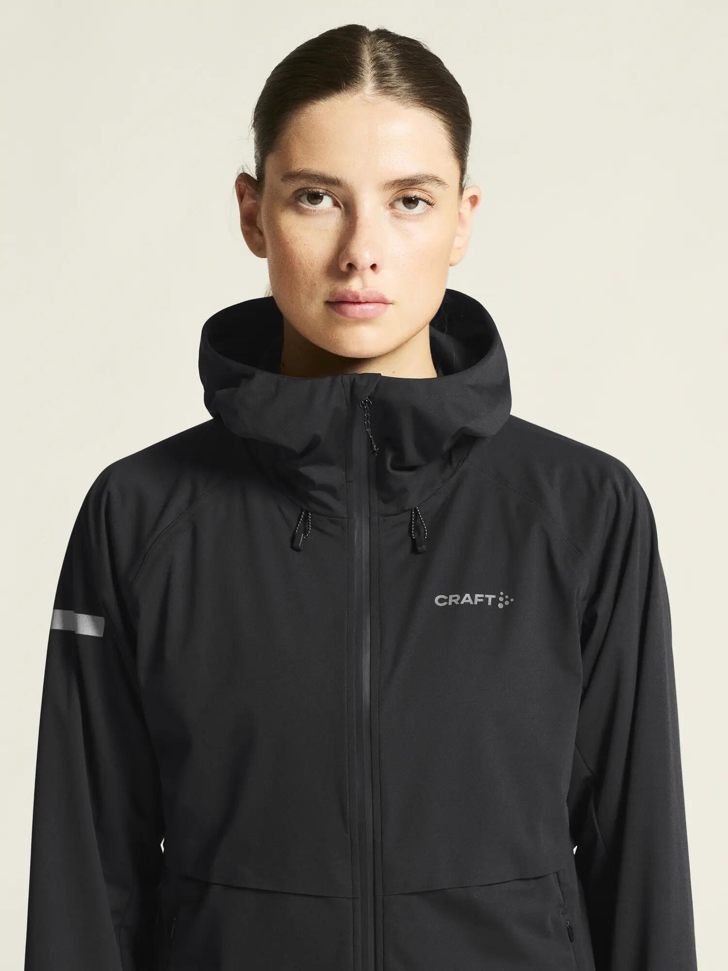 craft PRO Hydro Jacket 3 W casaco impermeável para corrida – Black 3/7