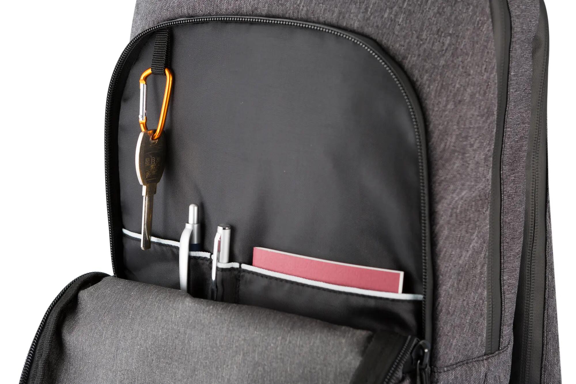 clique City Backpack sac à dos anthracite Melange - robuste organisation 4/7
