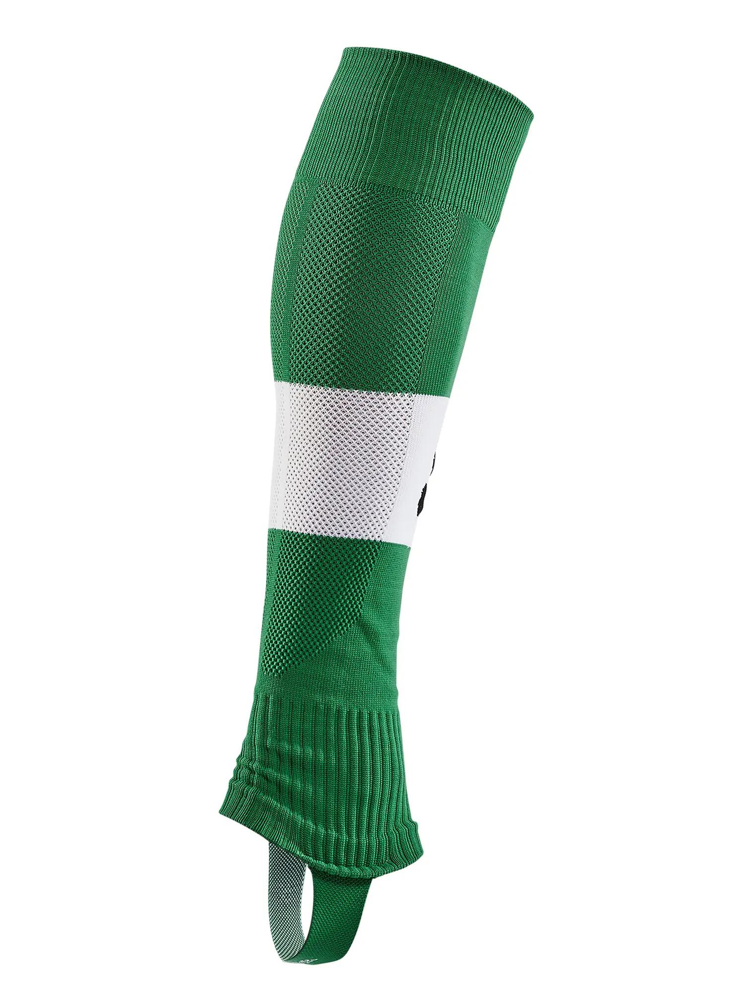 craft Pro Control Stripe W-O Foot Meias Jr Team Green/White 2/2