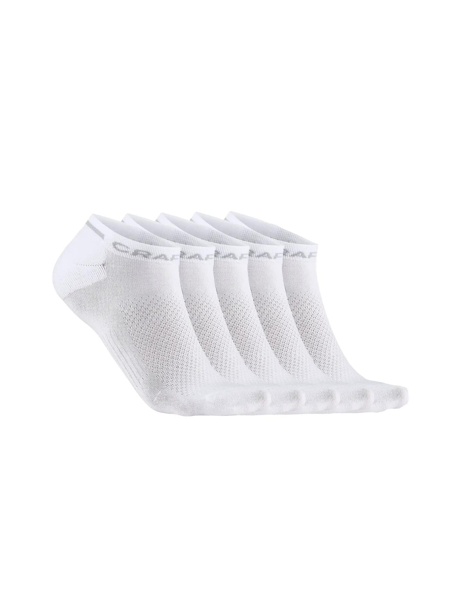 craft Active Shaftless Sock 5er Pack — Atmungsaktiver Trainingsstrumpf – White 3/6