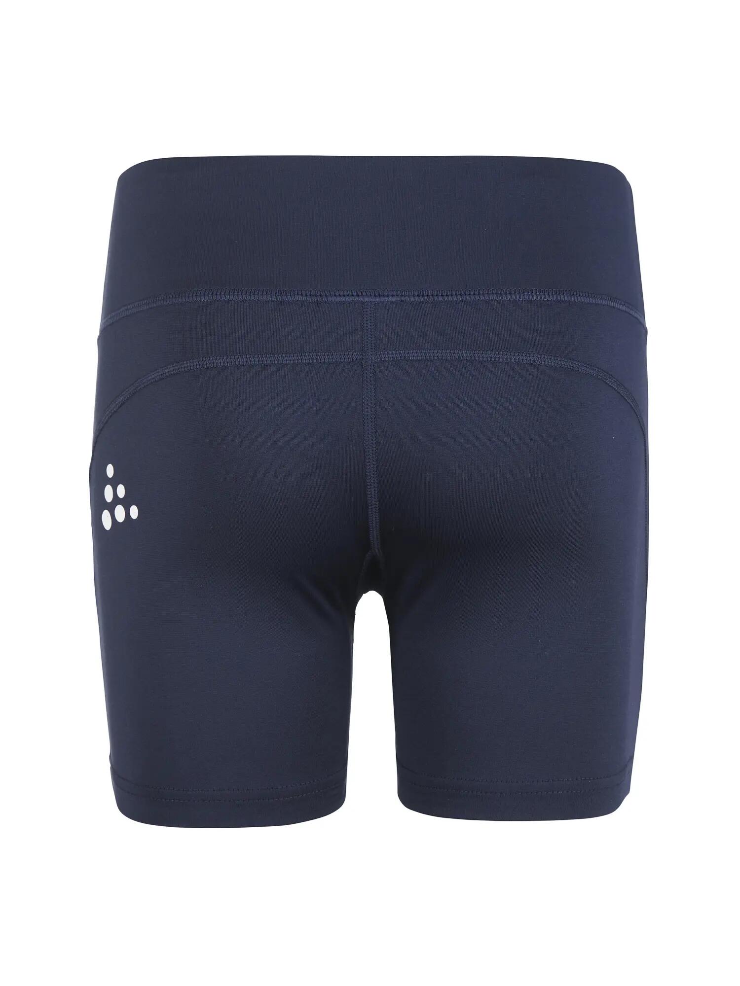 craft Rush 2.0 Hot Pant Jr - leichter, elastischer Sportshort – Marineblau 2/2