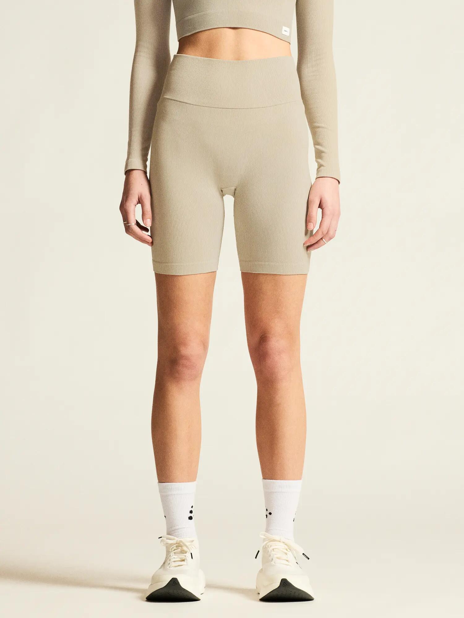 craft Collective Rib Short Tights W – collant court côtelé confortable – Hay 4/7