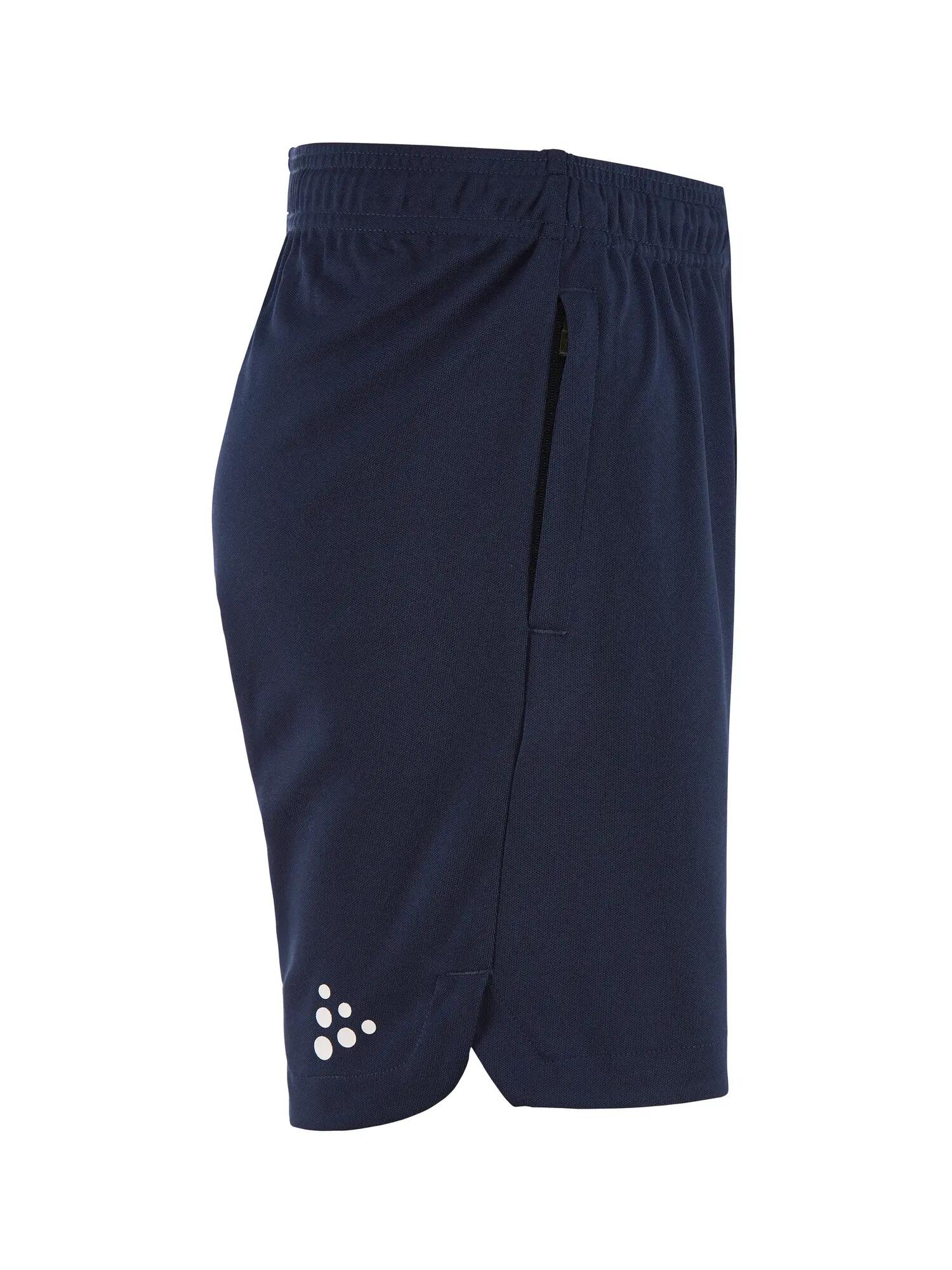 craft Ability Zip Pocket Shorts Jr – 100% recyceltes Polyester, Marineblau 4/4
