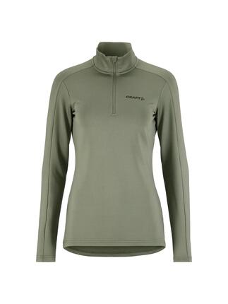 craft Gain Midlayer W - Sweat mi-zip doux et chaud – Leaf