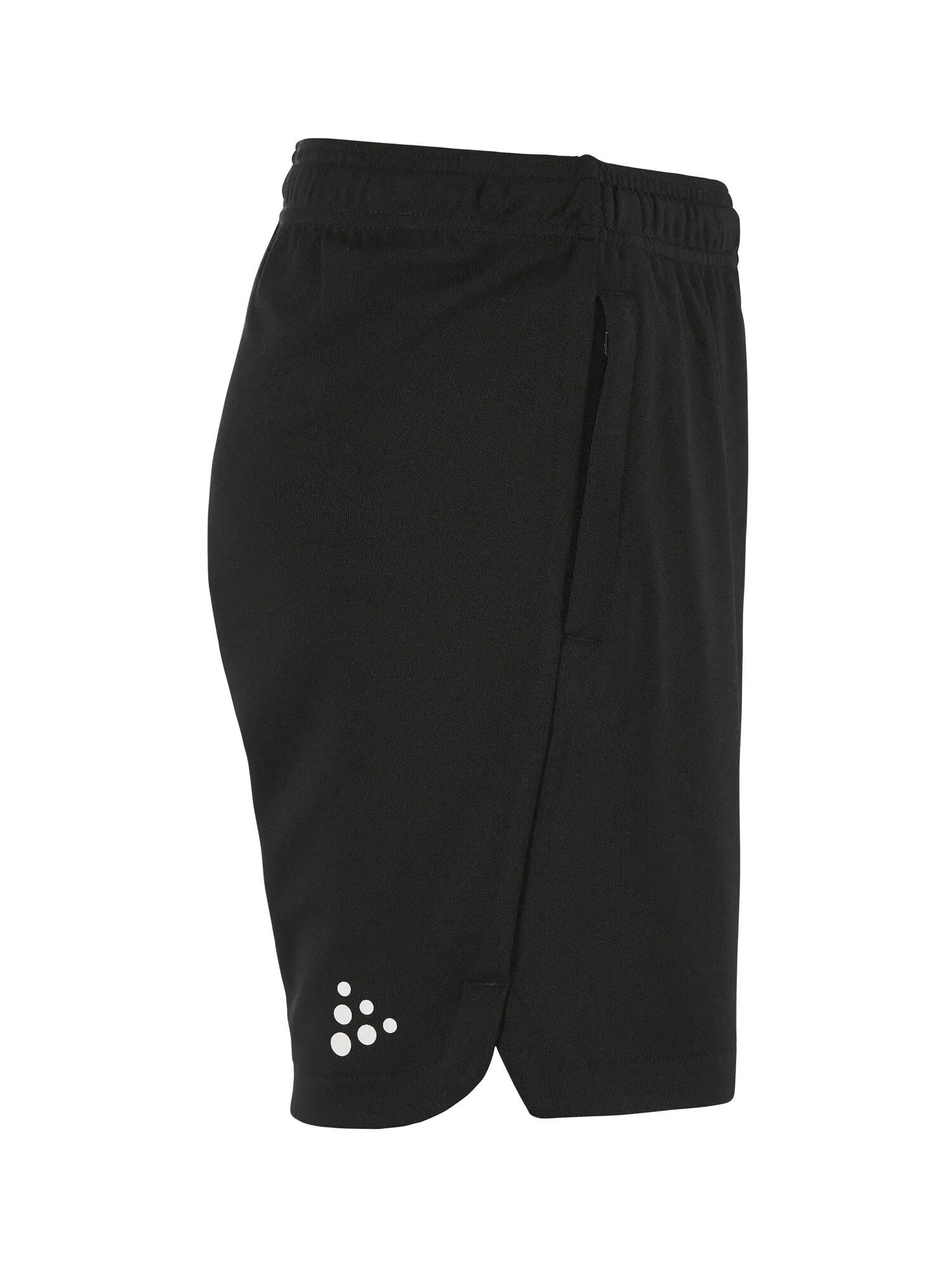 craft Shorts Ability Zip Pocket Jr en polyester recyclé - Noir – Black 4/4