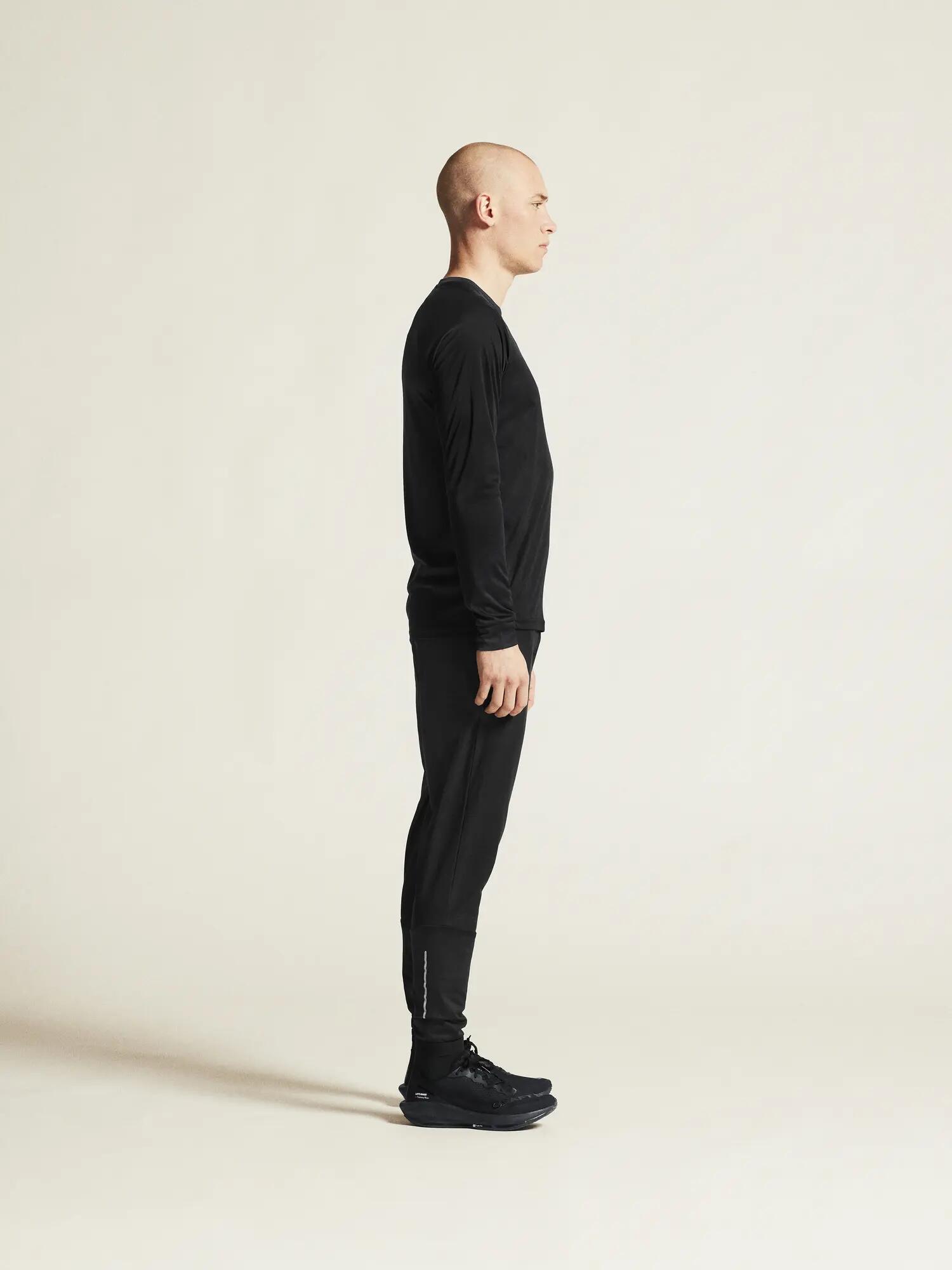craft Rush 2.0 LS Tee M – Manche longue légère en polyester recyclé – Black 6/7