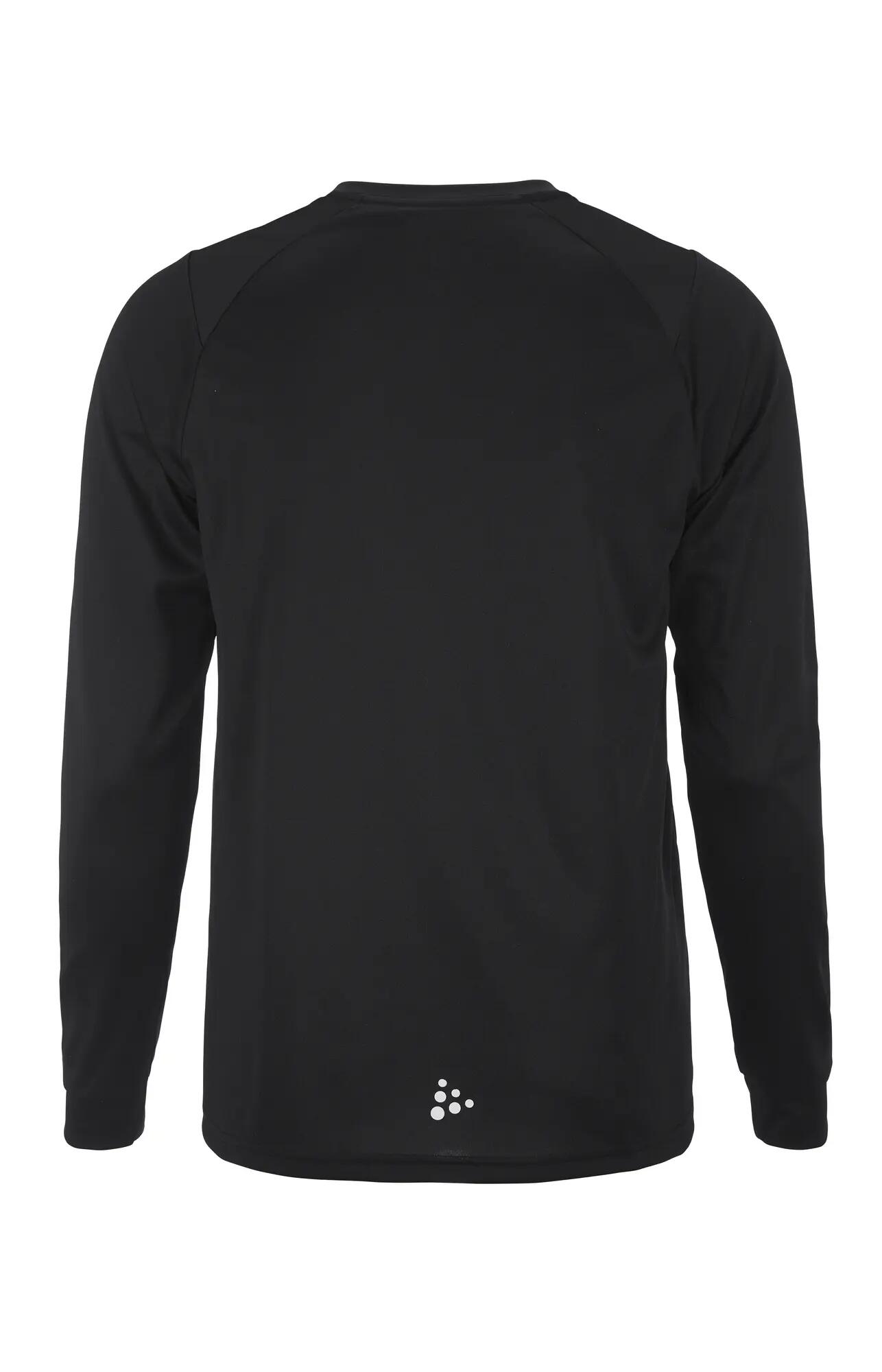 craft Rush 2.0 LS Tee M – Manche longue légère en polyester recyclé – Black 2/7