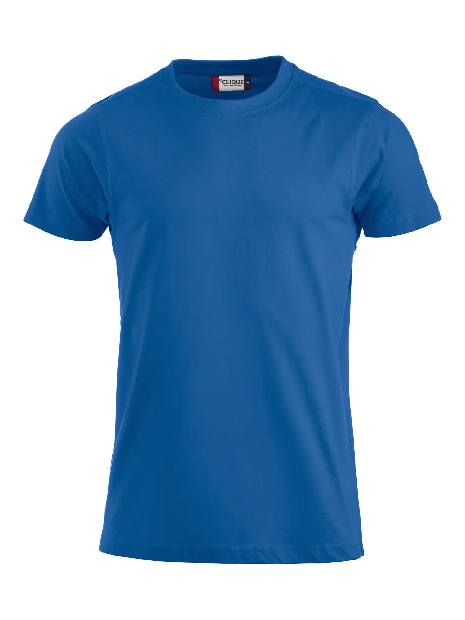 clique Premium-T Herren T-Shirt Rundhals, Single Jersey, 100% Baumwolle (royal 1/4