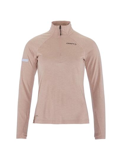 craft Wool LS Tee W - Tee-shirt manches longues en laine mérinos – Charm/Melange