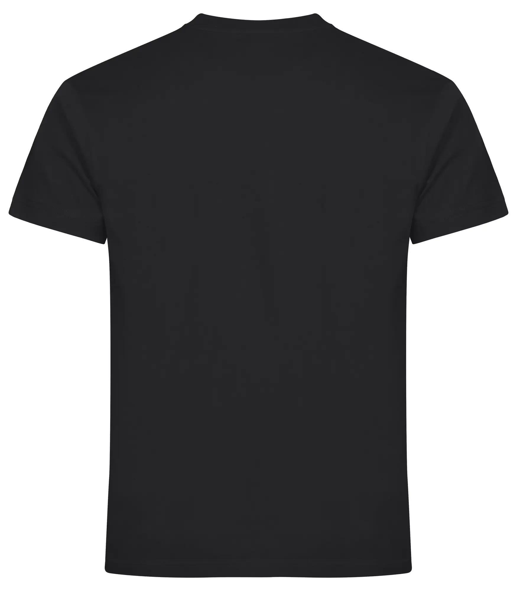 clique Premium Long-T T-shirt 100% algodão – Black 2/4