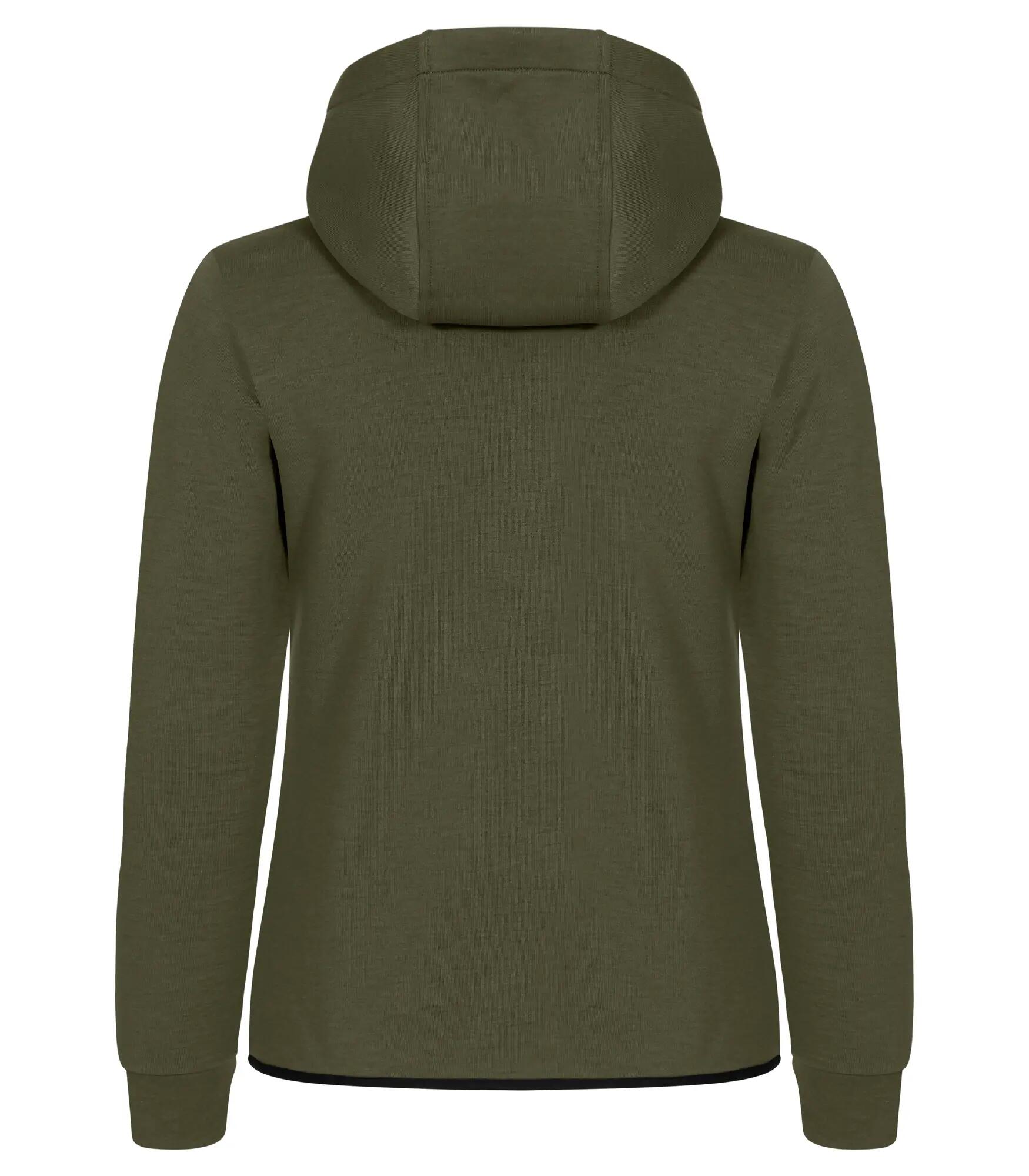 clique Hayden Women – Capuchonjack in air-layer stof – Fog green 2/4