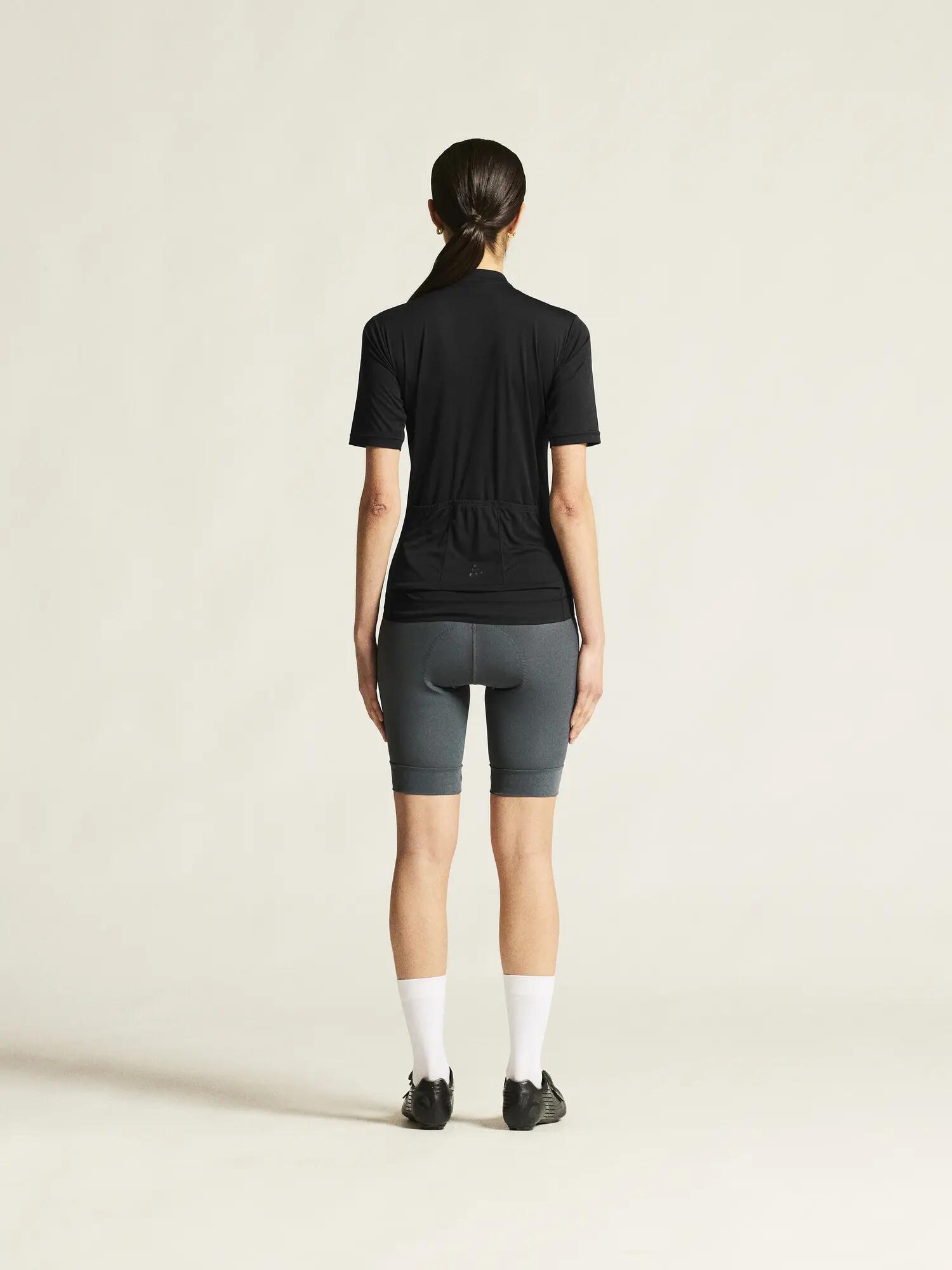 craft Everyday SS Jersey W – Stretch fietsjersey van gerecycled polyester – 6/7