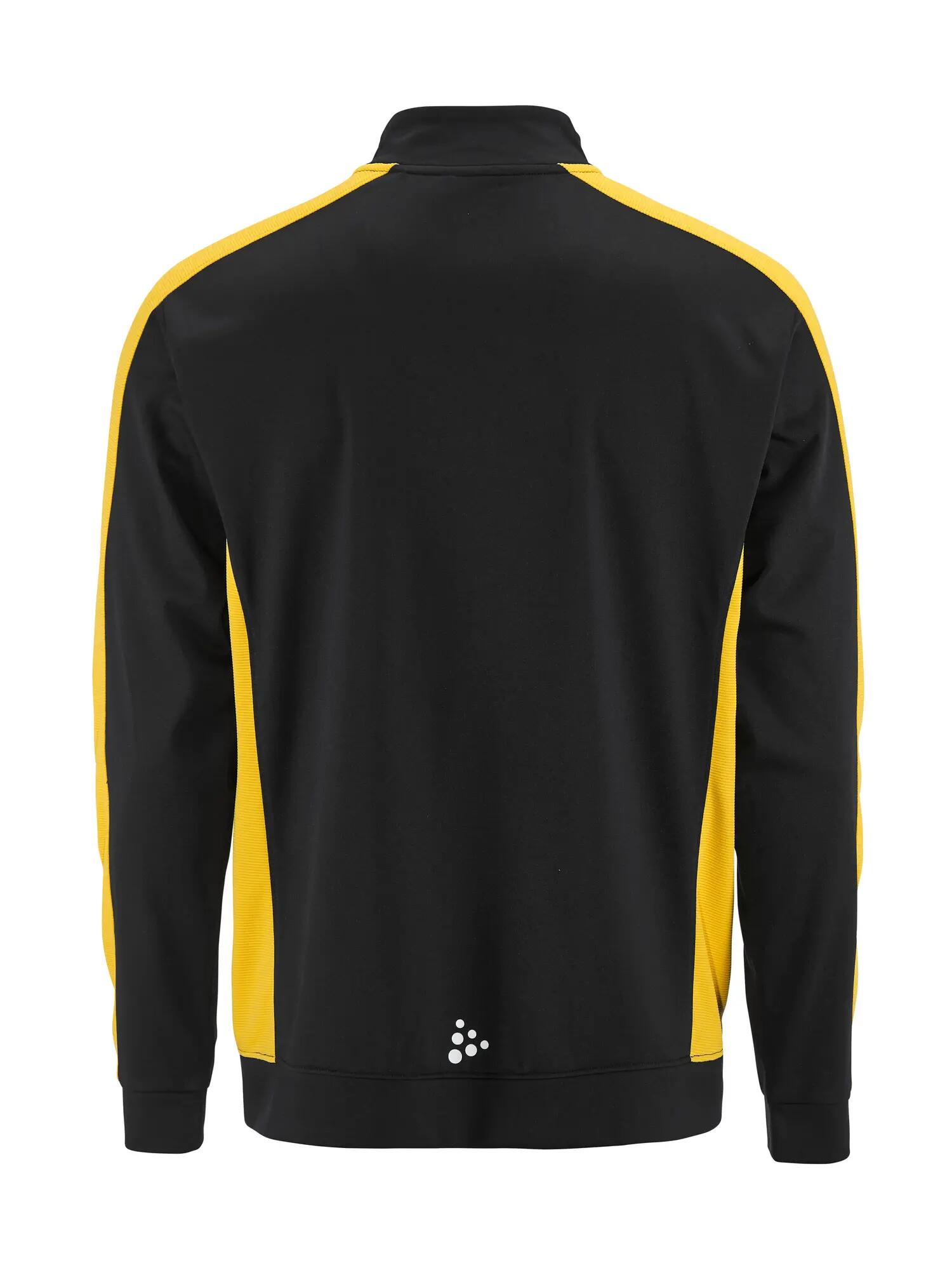 craft Evolve 2.0 Contrast Half Zip M - Dehnbarer Midlayer – Black/Sweden yellow 2/7