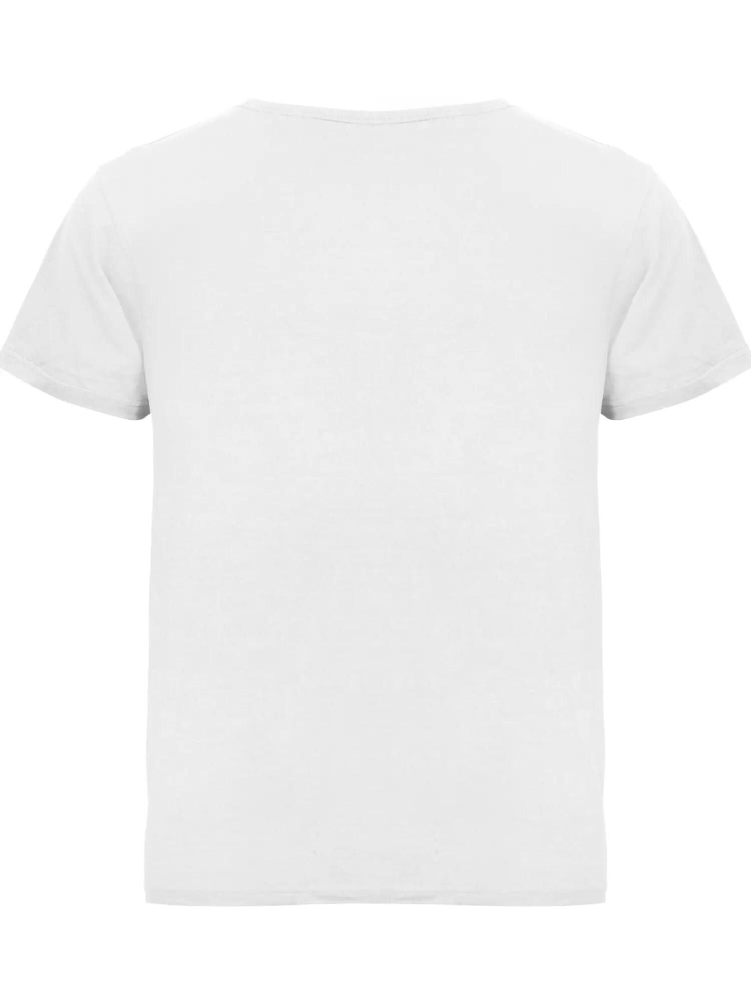clique Basic-T Loose Fit T-shirt de algodão – White 3/4