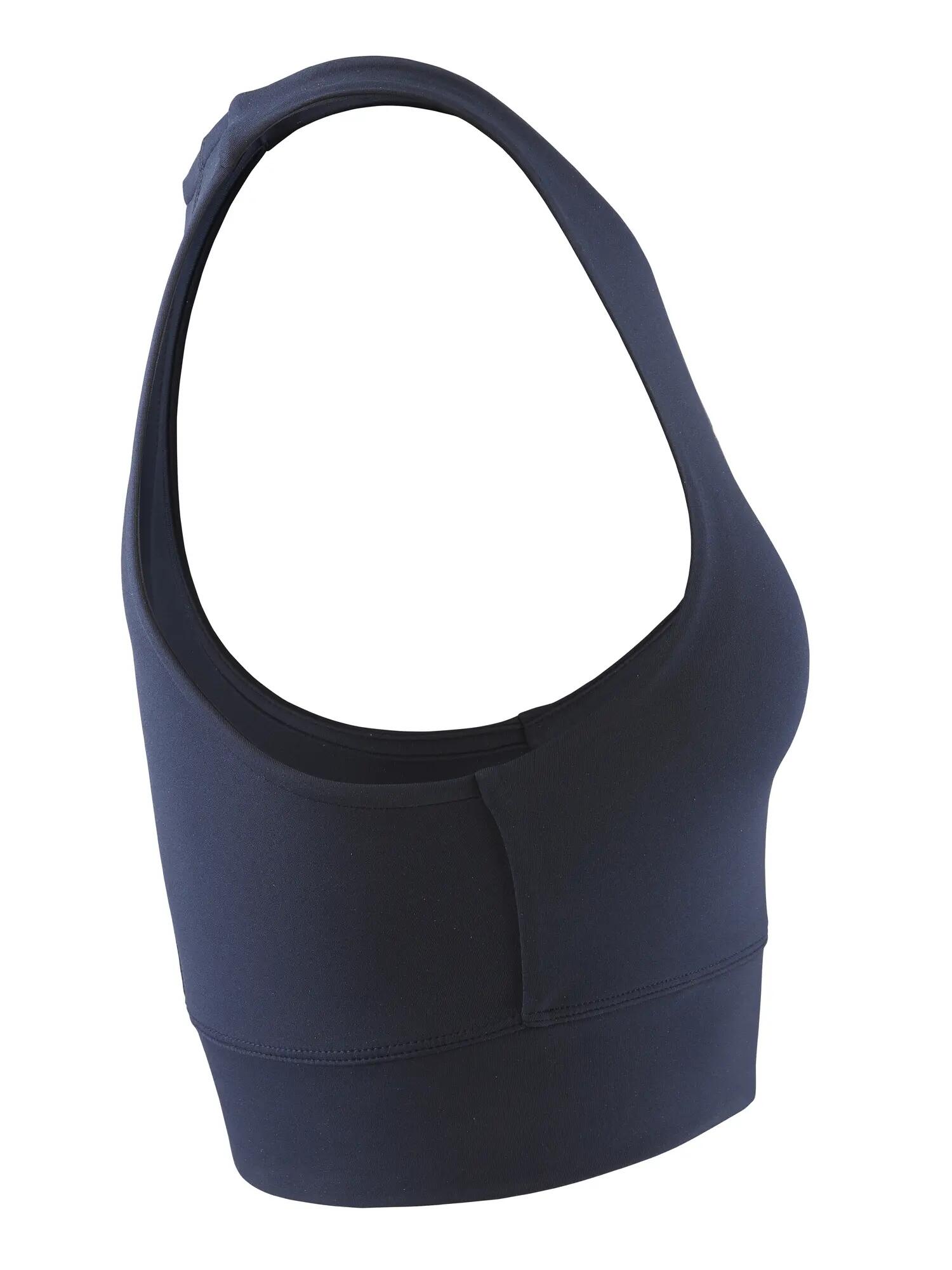 craft Rush 2.0 Crop Top W — eng anliegend, recyceltes Polyester – Marineblau 4/7