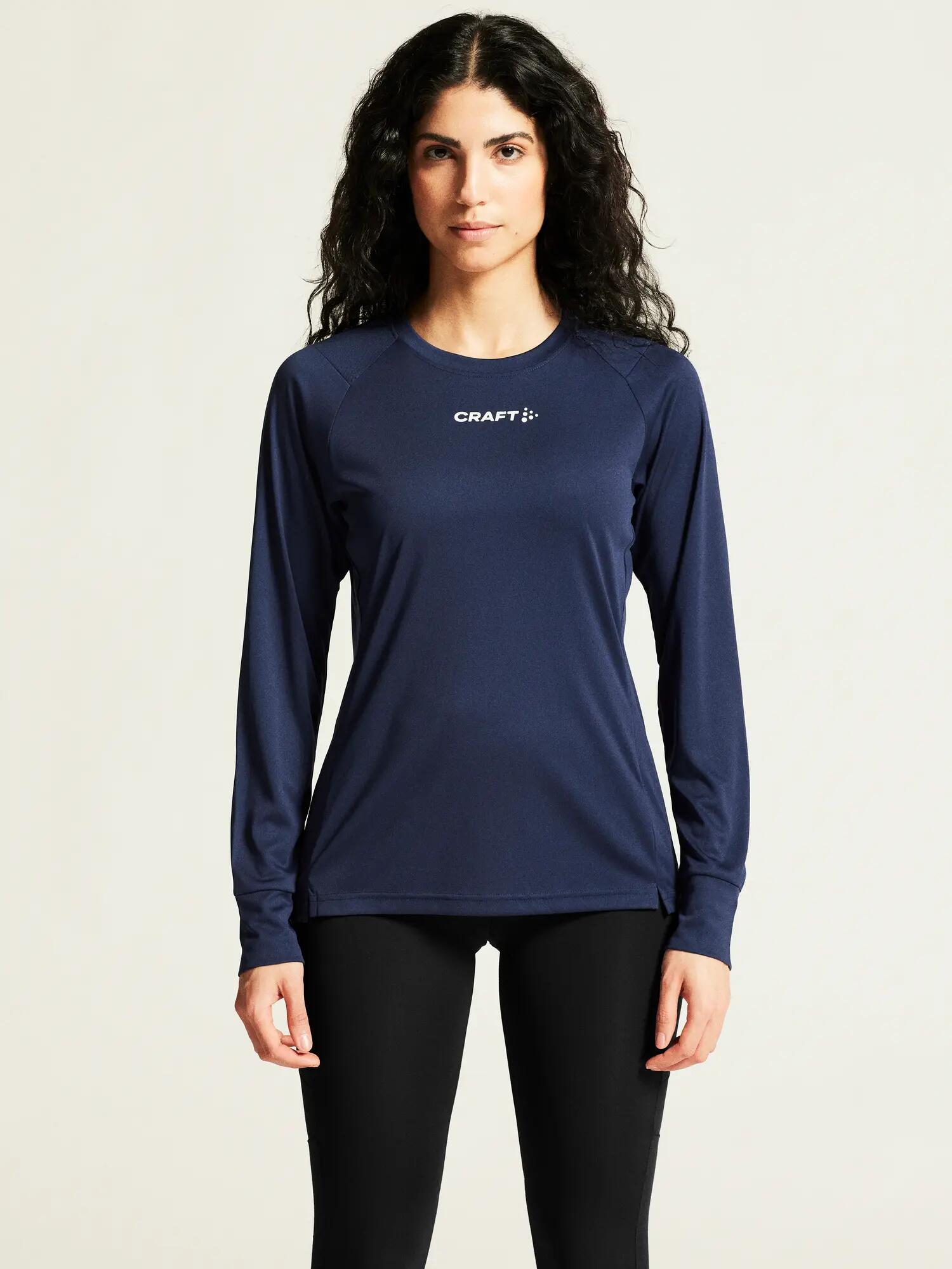 craft Rush 2.0 LS Tee W – T-shirt manches longues légère – Navy 6/7